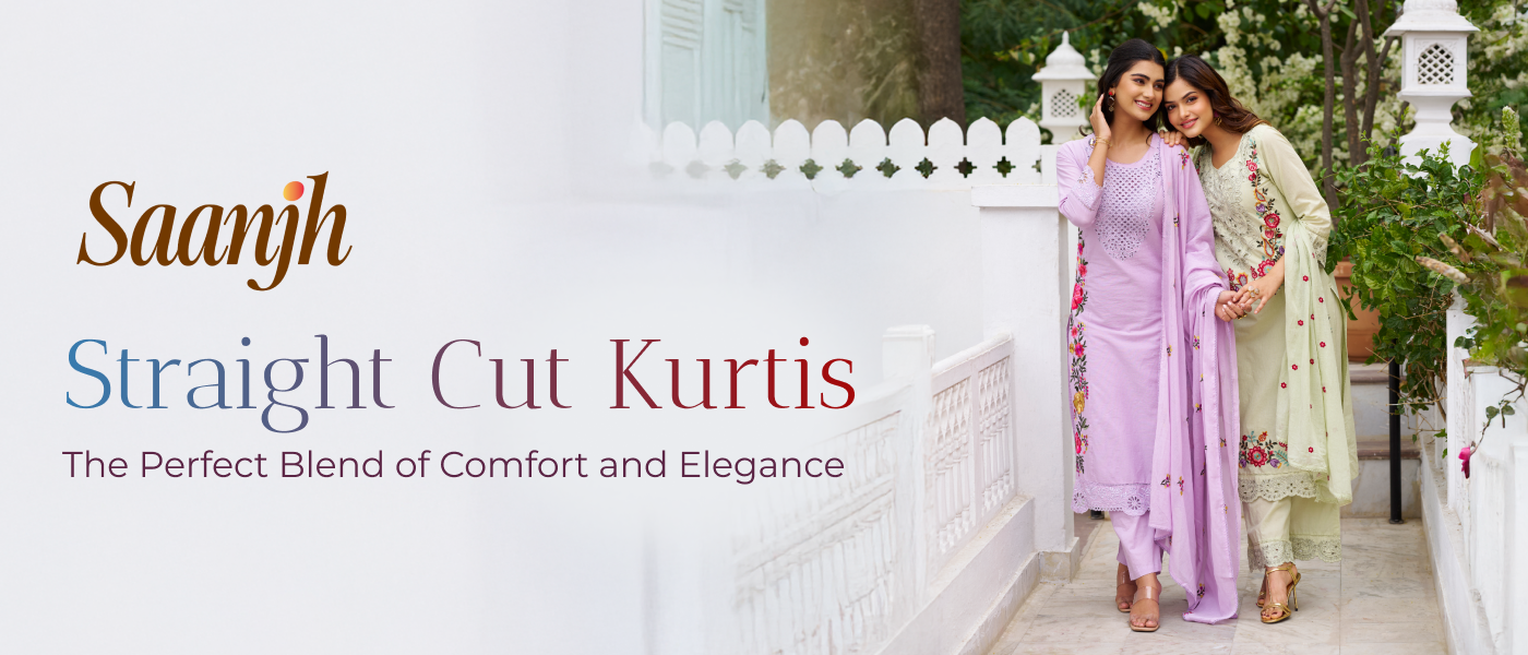 Straight Cut Kurtis: The Perfect Blend of Comfort and Elegance