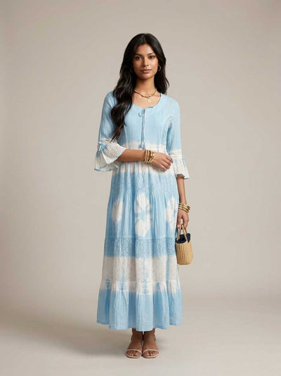 Multicolor Frock Style Kurti