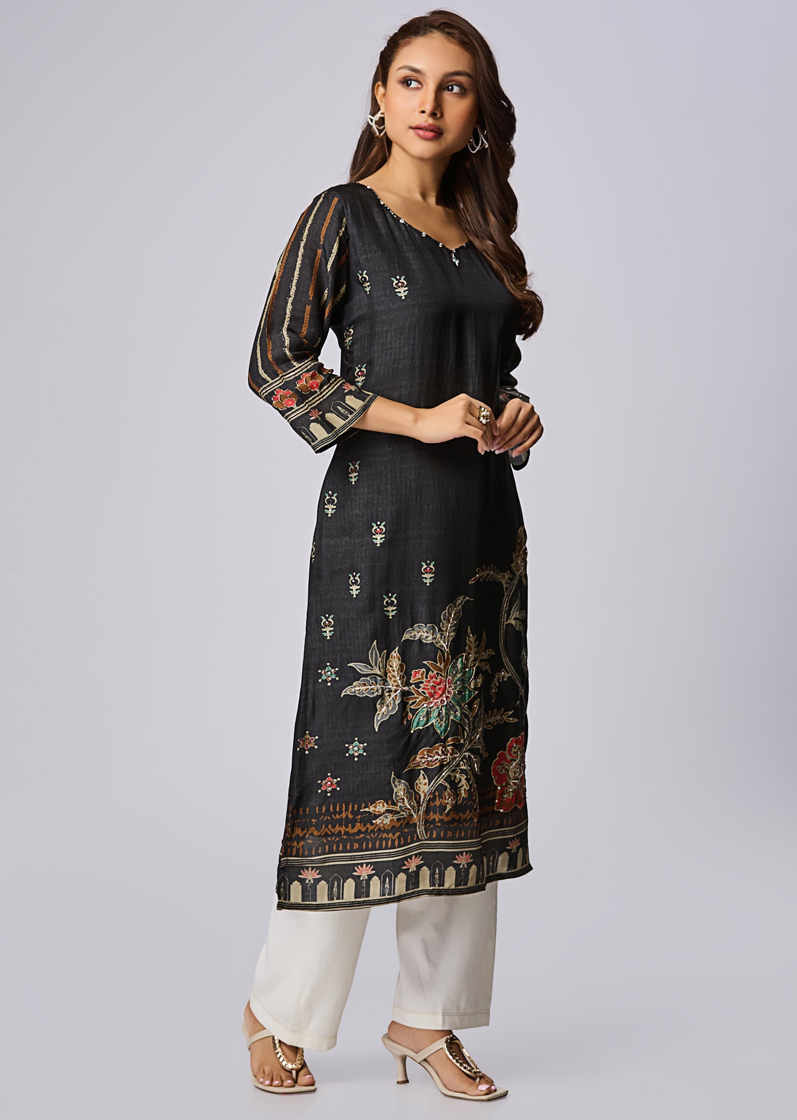 Black Dola Silk Straight Cut