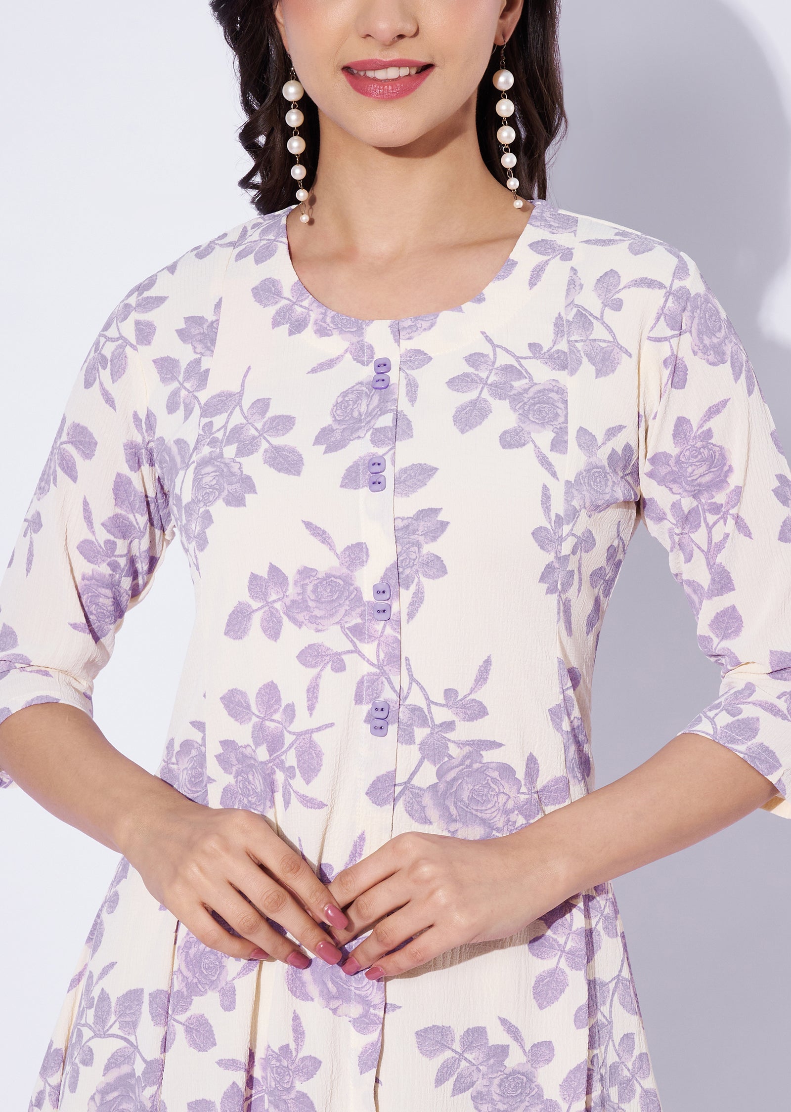 Lavender Midi Dress
