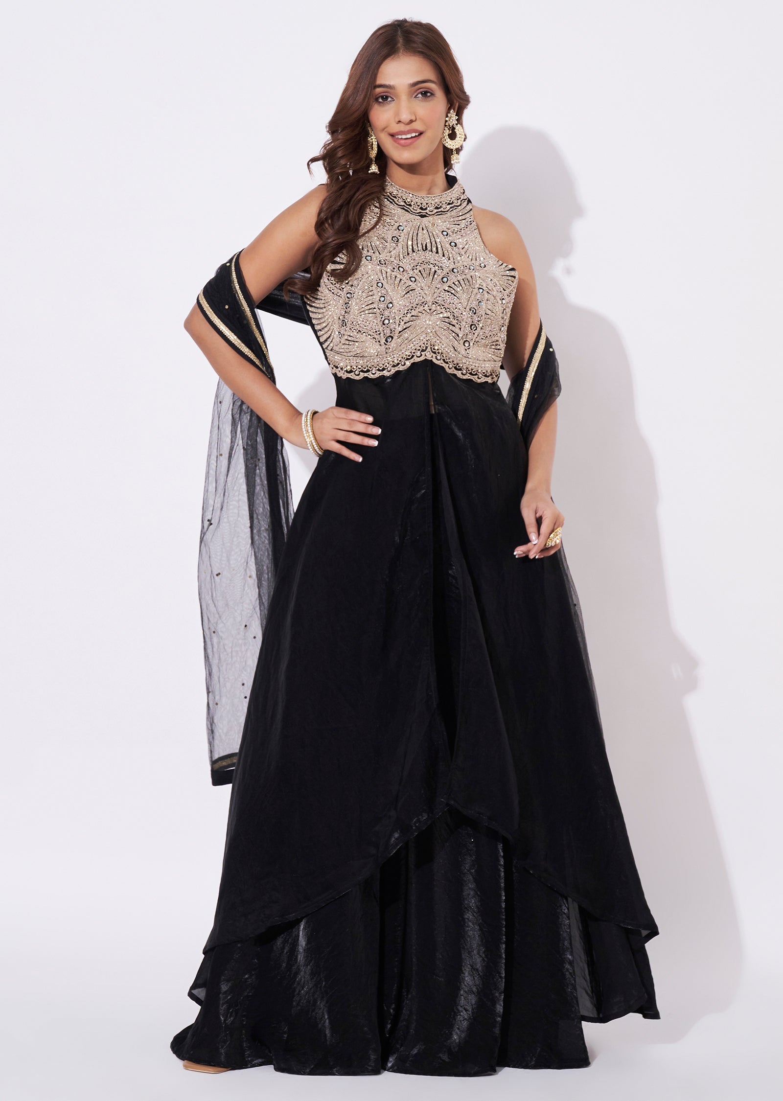 Black Anarkali Suit
