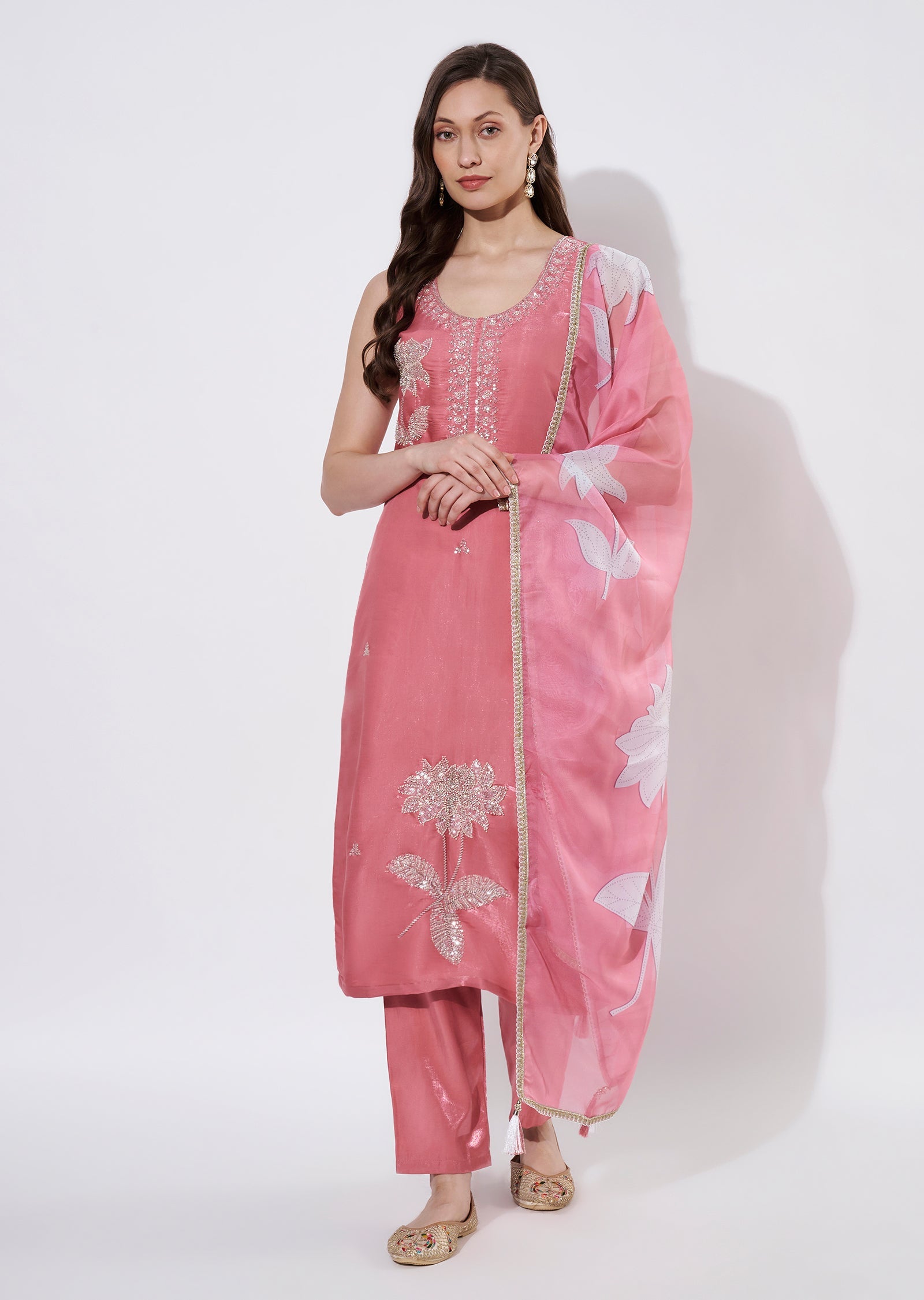 Light Pink Straight cut suit