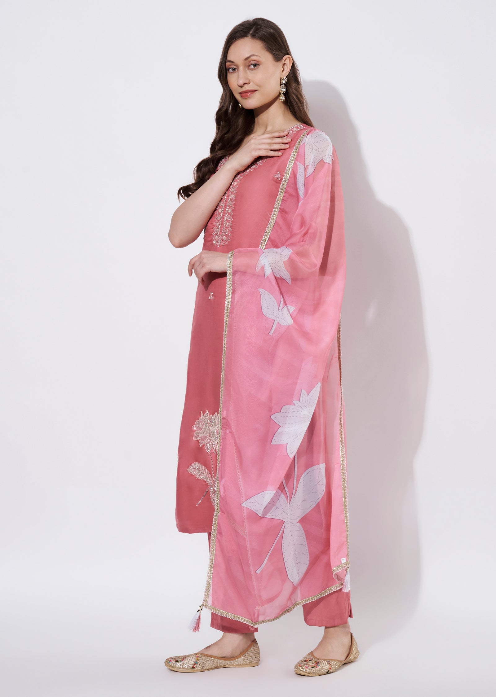 Light Pink Straight cut suit