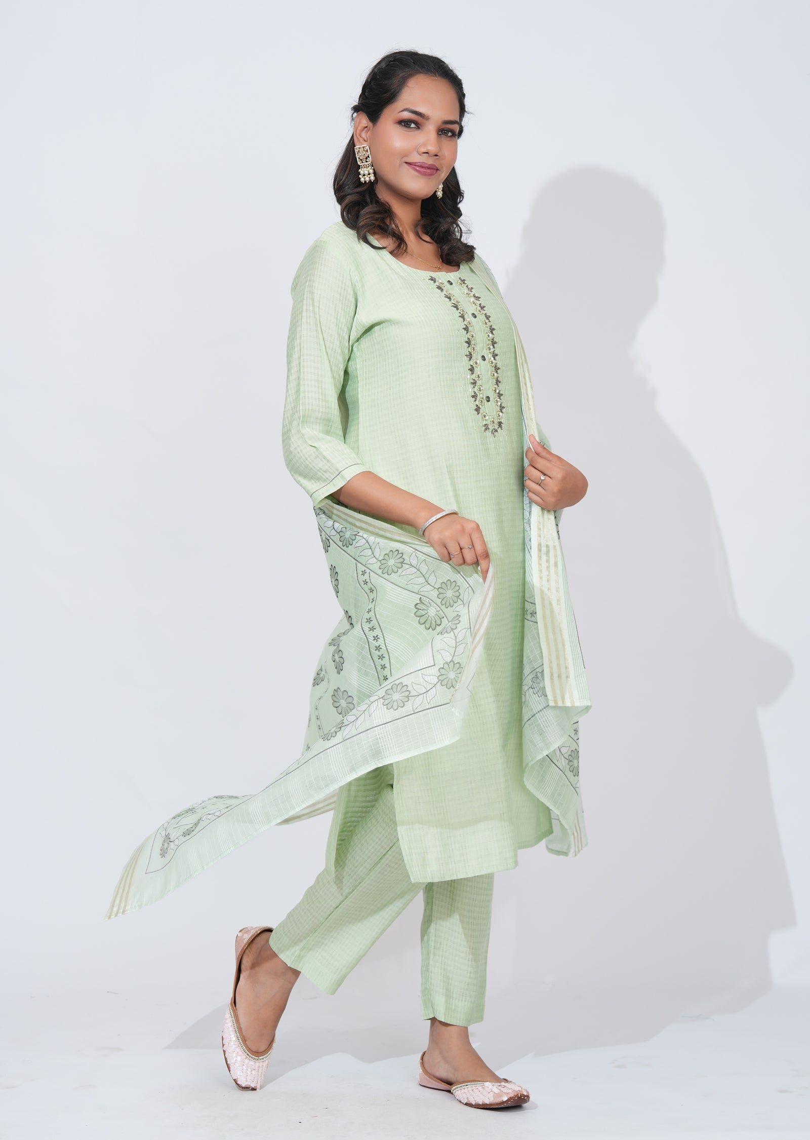 Green Gold Straight cut Suit
