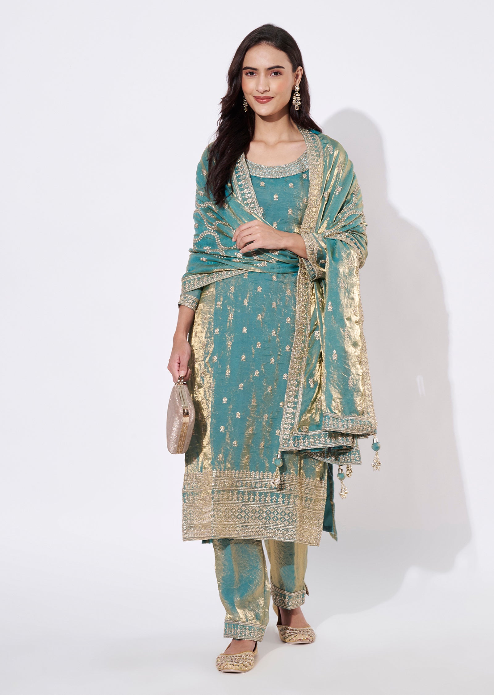 Dusty Green Straight Cut Suit