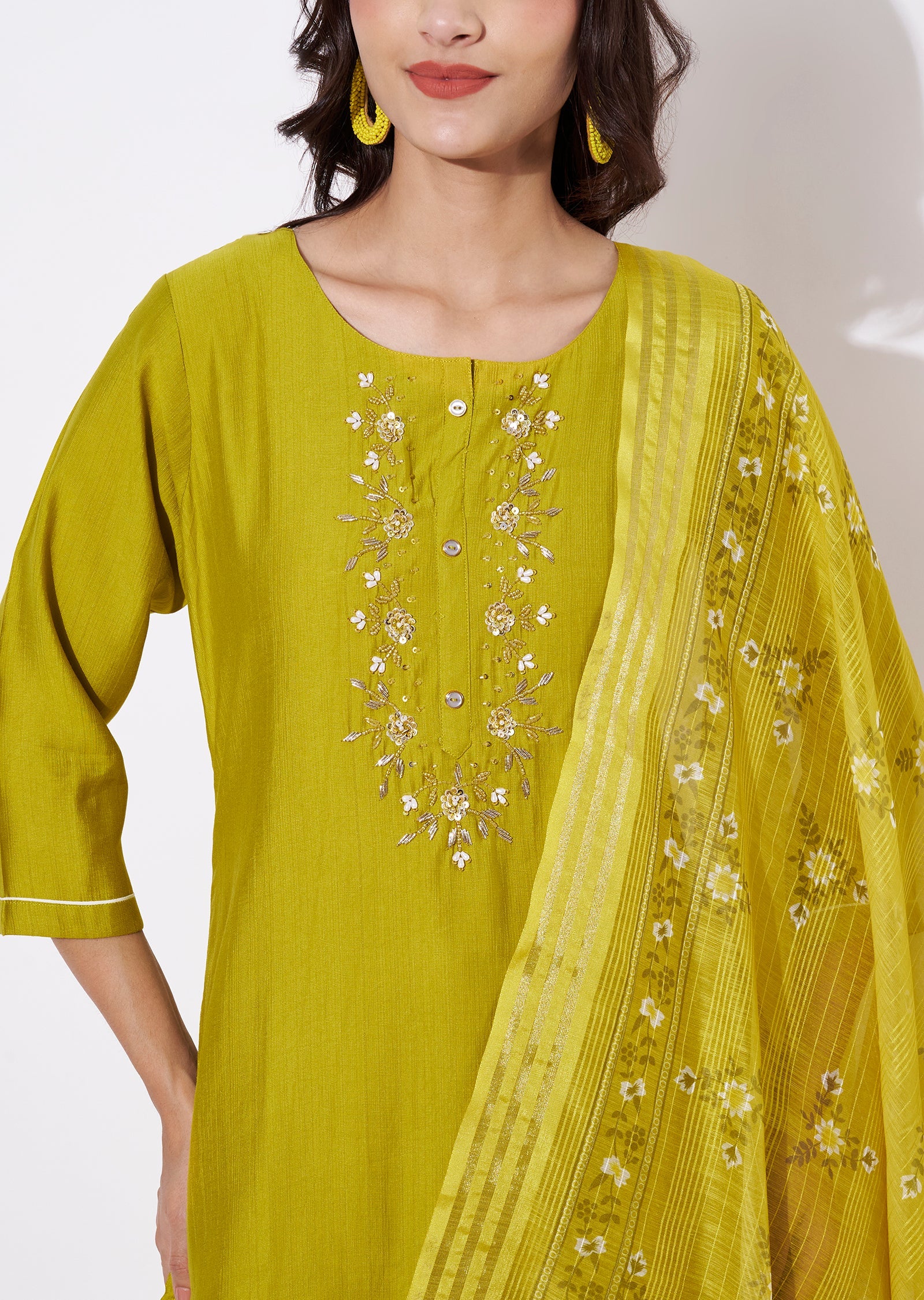 Mustard Gold Straight cut suit