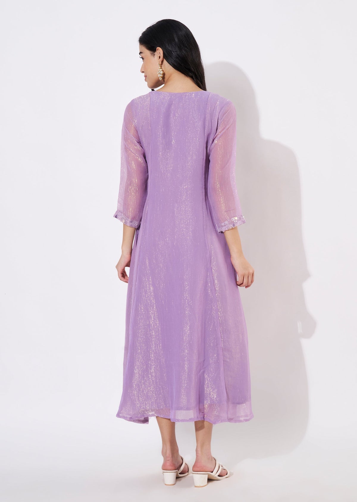 Lavender Salsa Frock style kurti