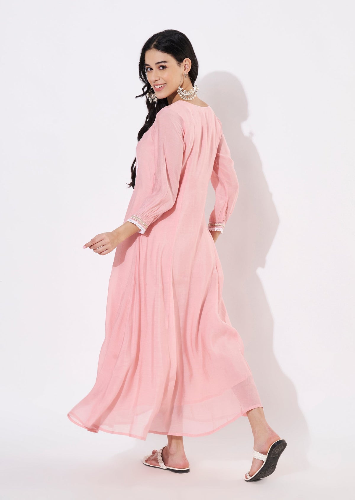Coral Salsa Frock style kurti