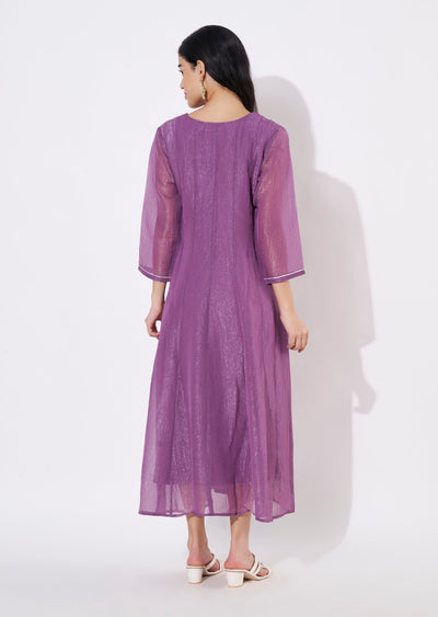 Purple Salsa Frock style kurti