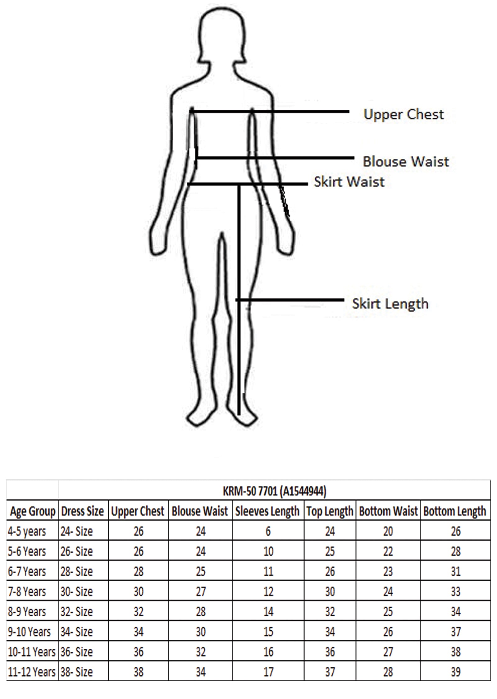 Orange Chinnon Girls Sharara
