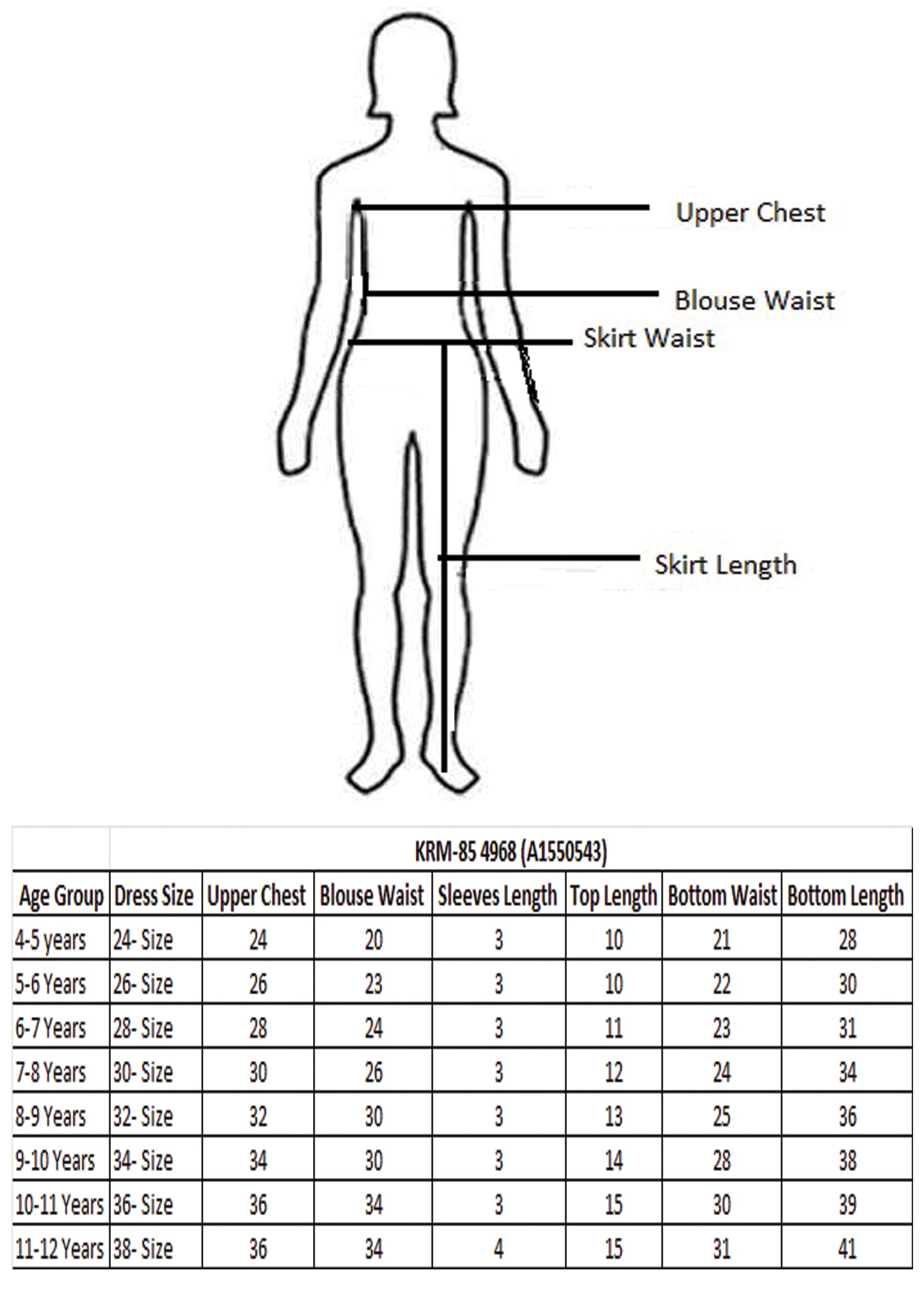 Black Muslin Girls Ghagra Choli