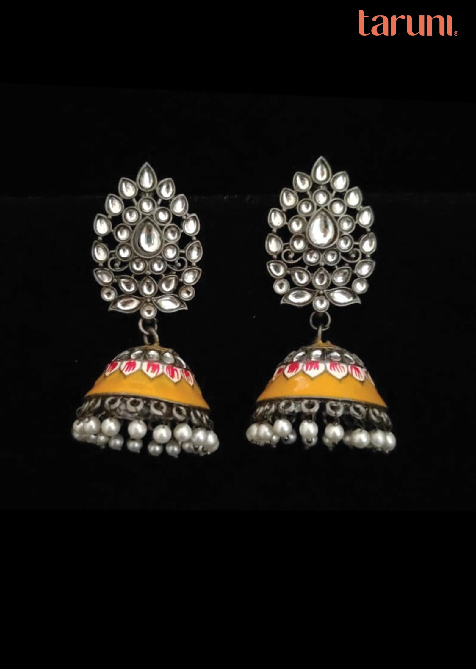 Golden Brass Earring