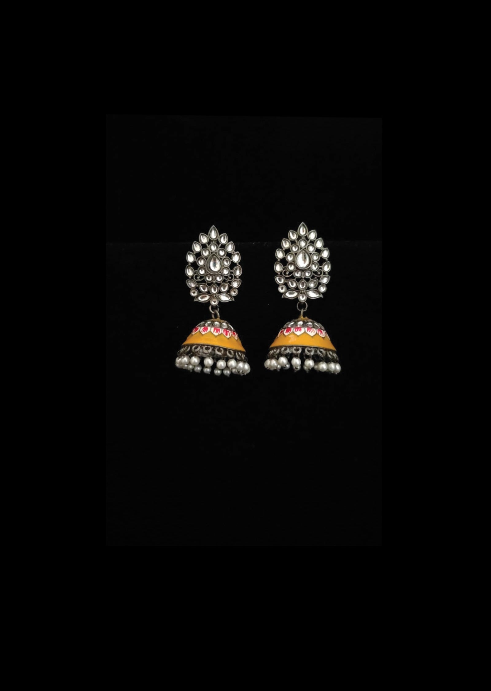 Golden Brass Earring