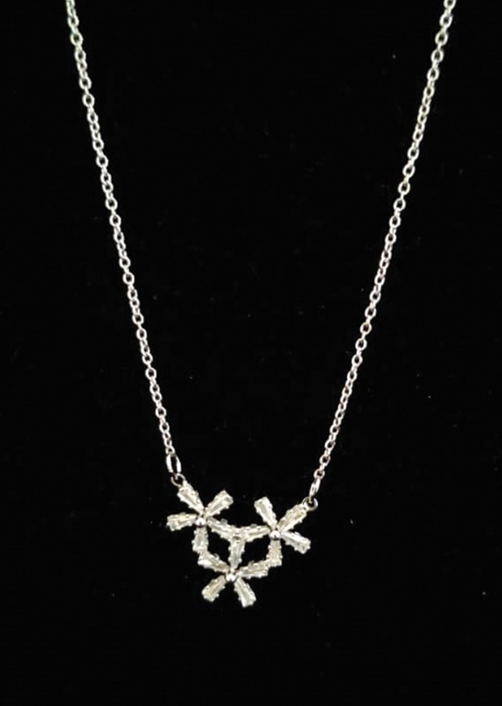 Silver Brass Ethnic Chain