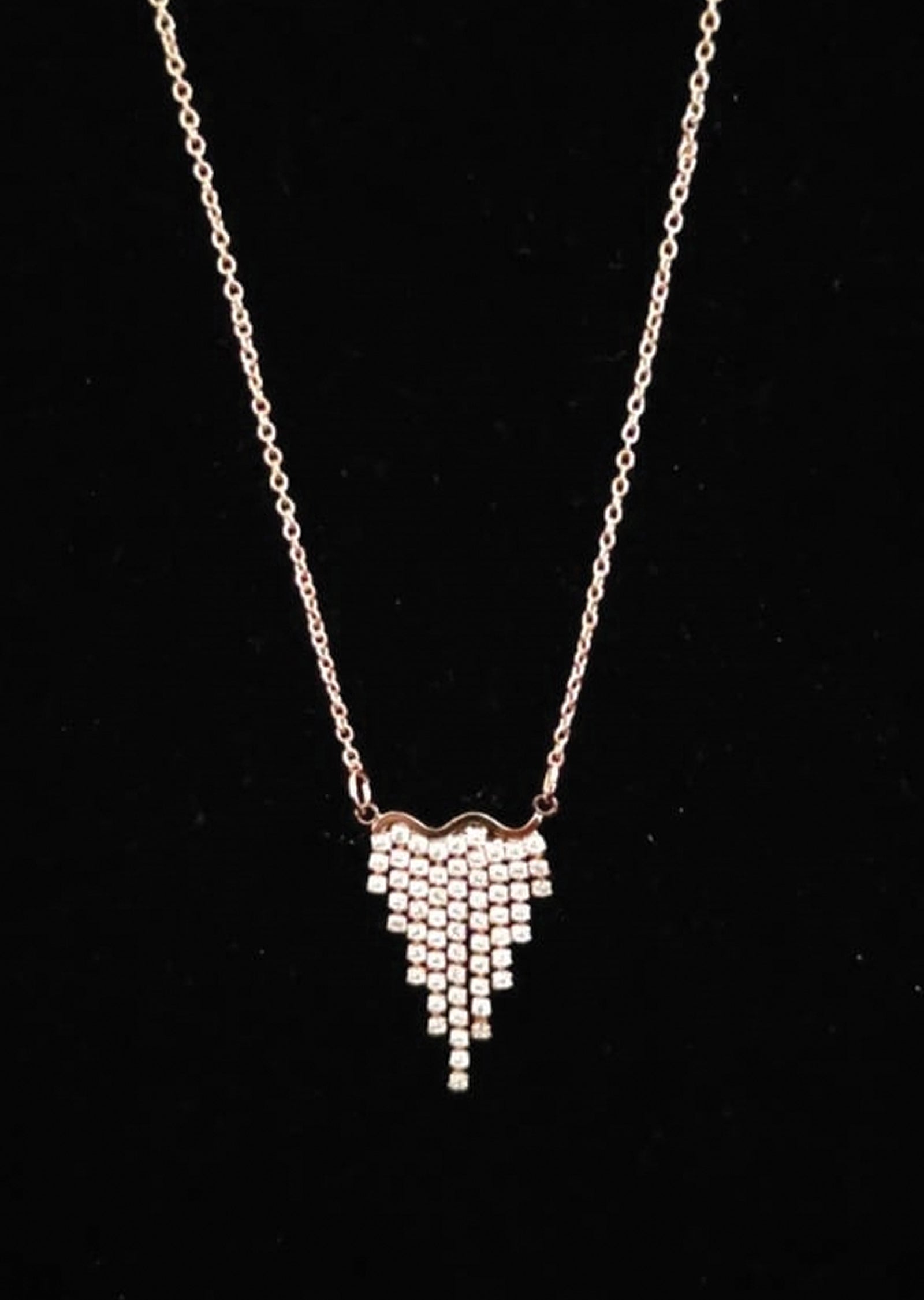 Rose Gold Brass Ethnic Chain