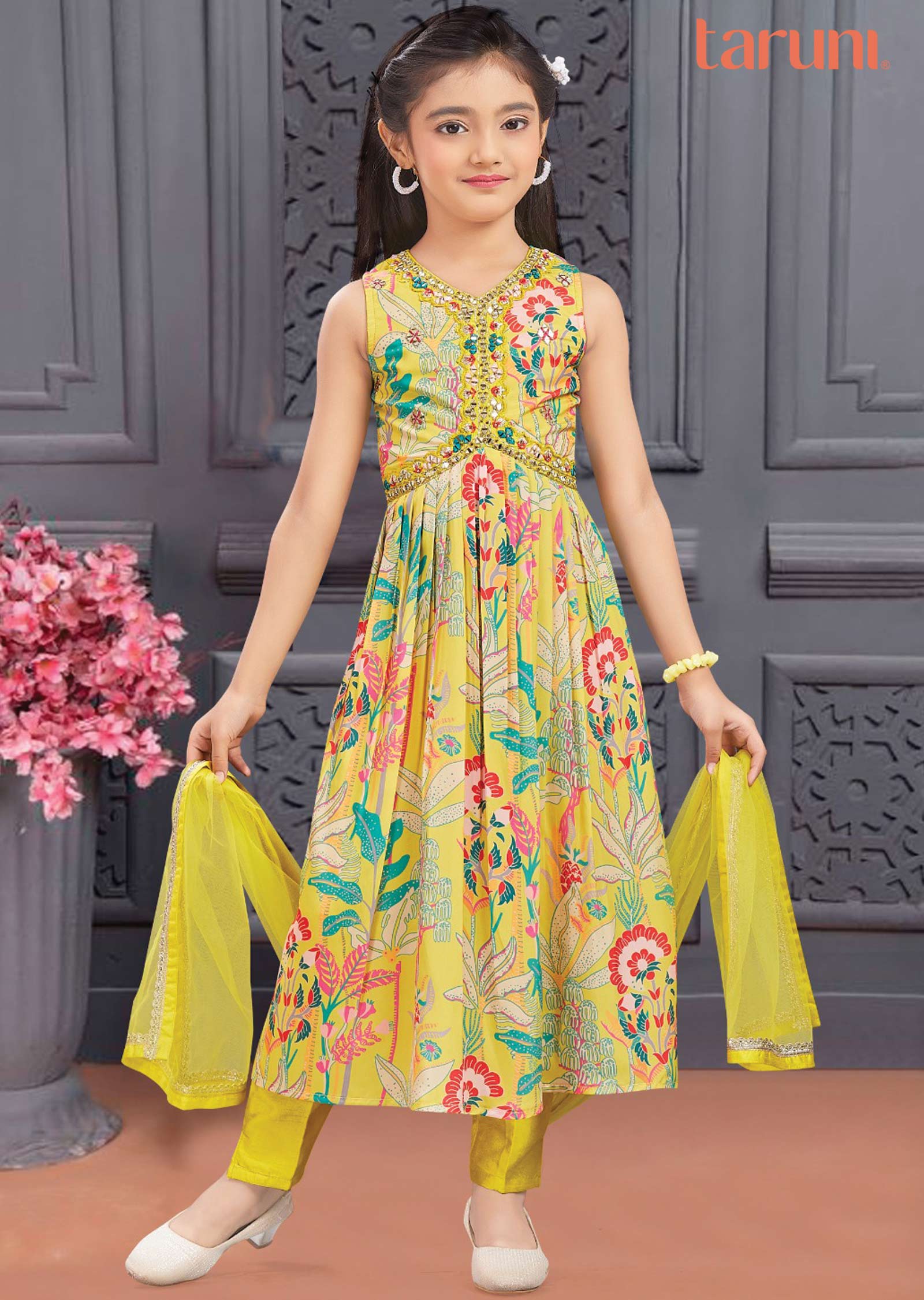 Kids anarkali dress best sale