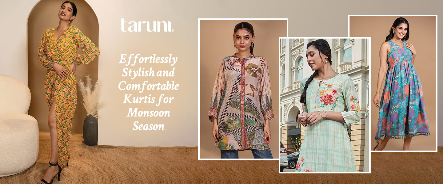 Effortlessly Stylish and Comfortable Kurtis for Monsoon Season