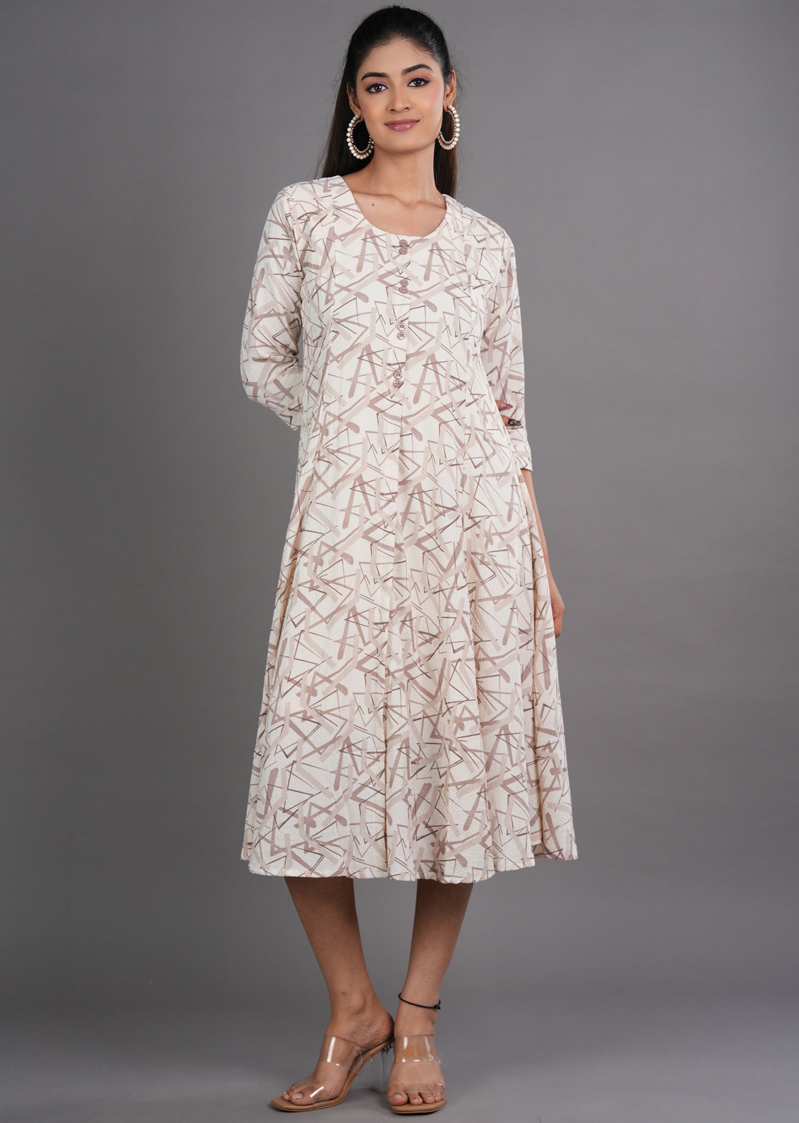 Mauve Midi Dress