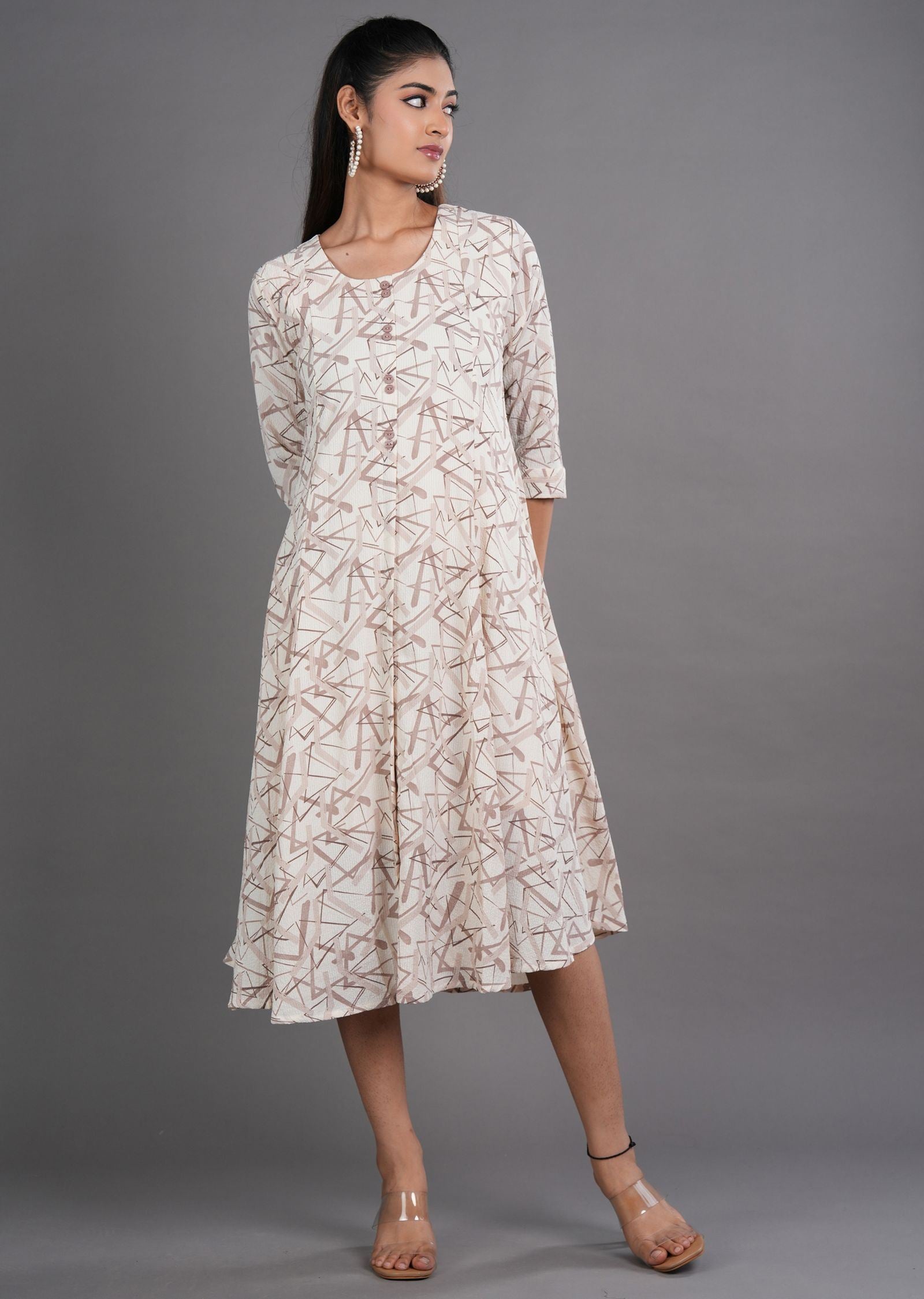 Mauve Midi Dress