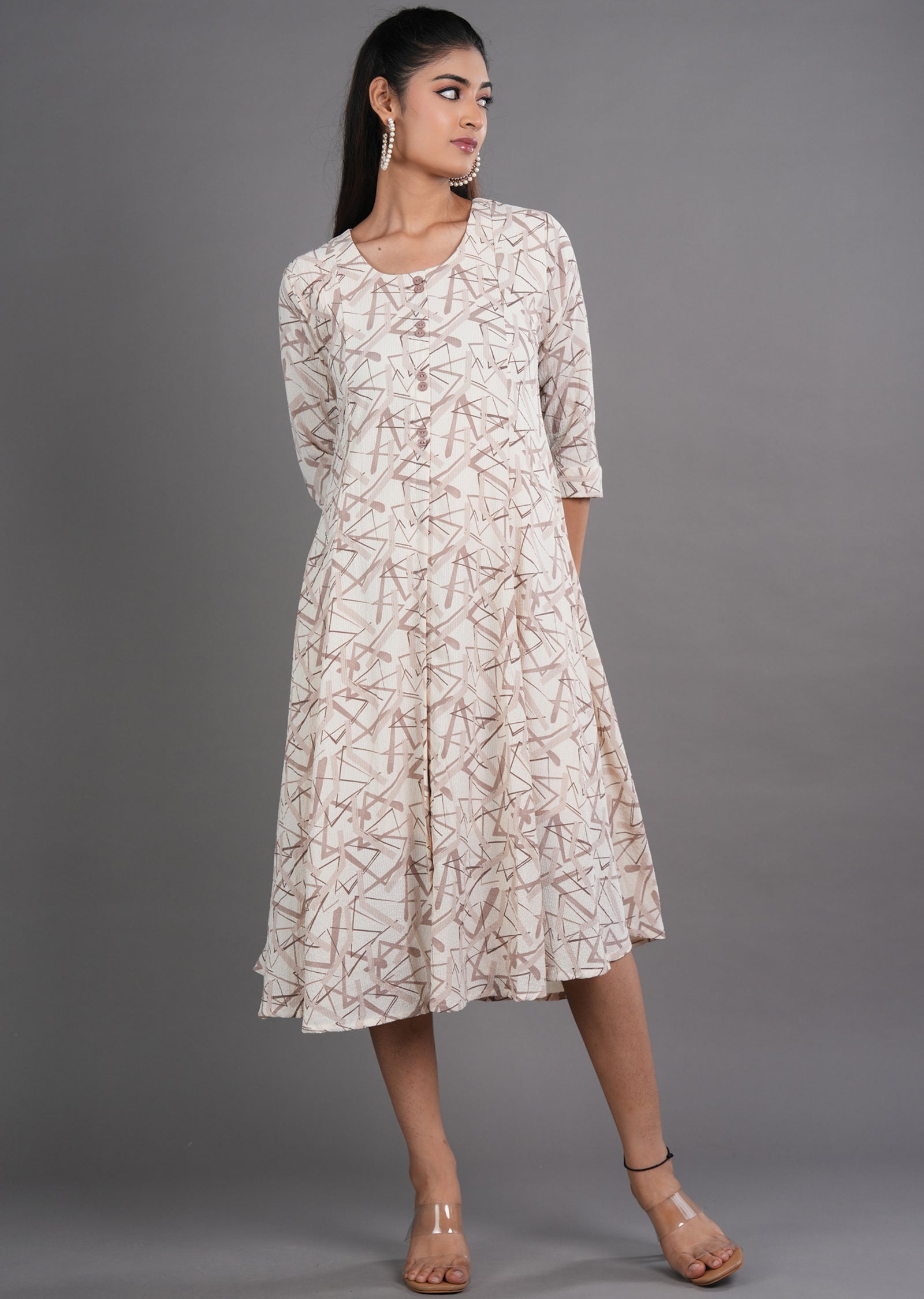 Mauve Midi Dress