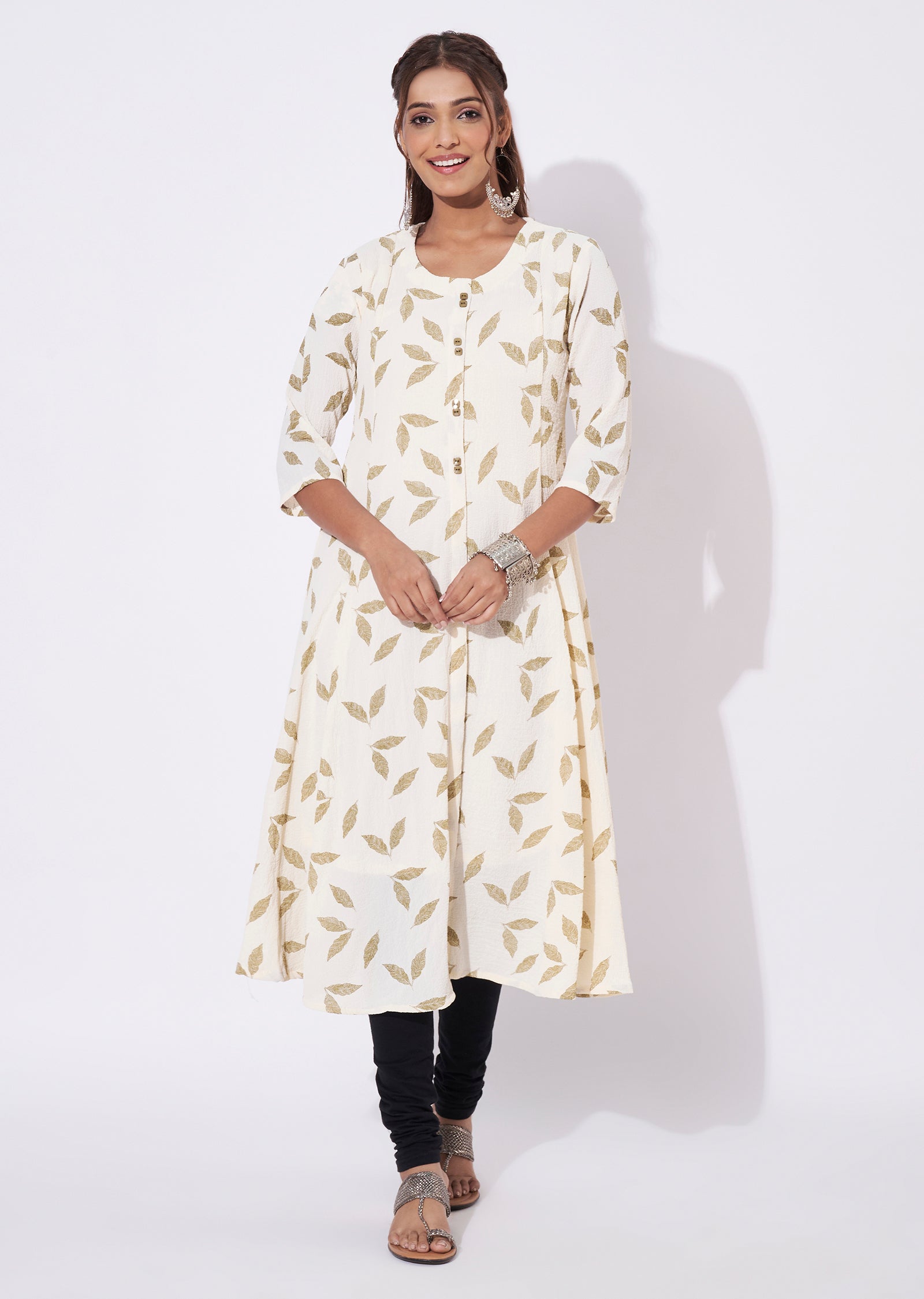 Mehendi Green Midi Dress