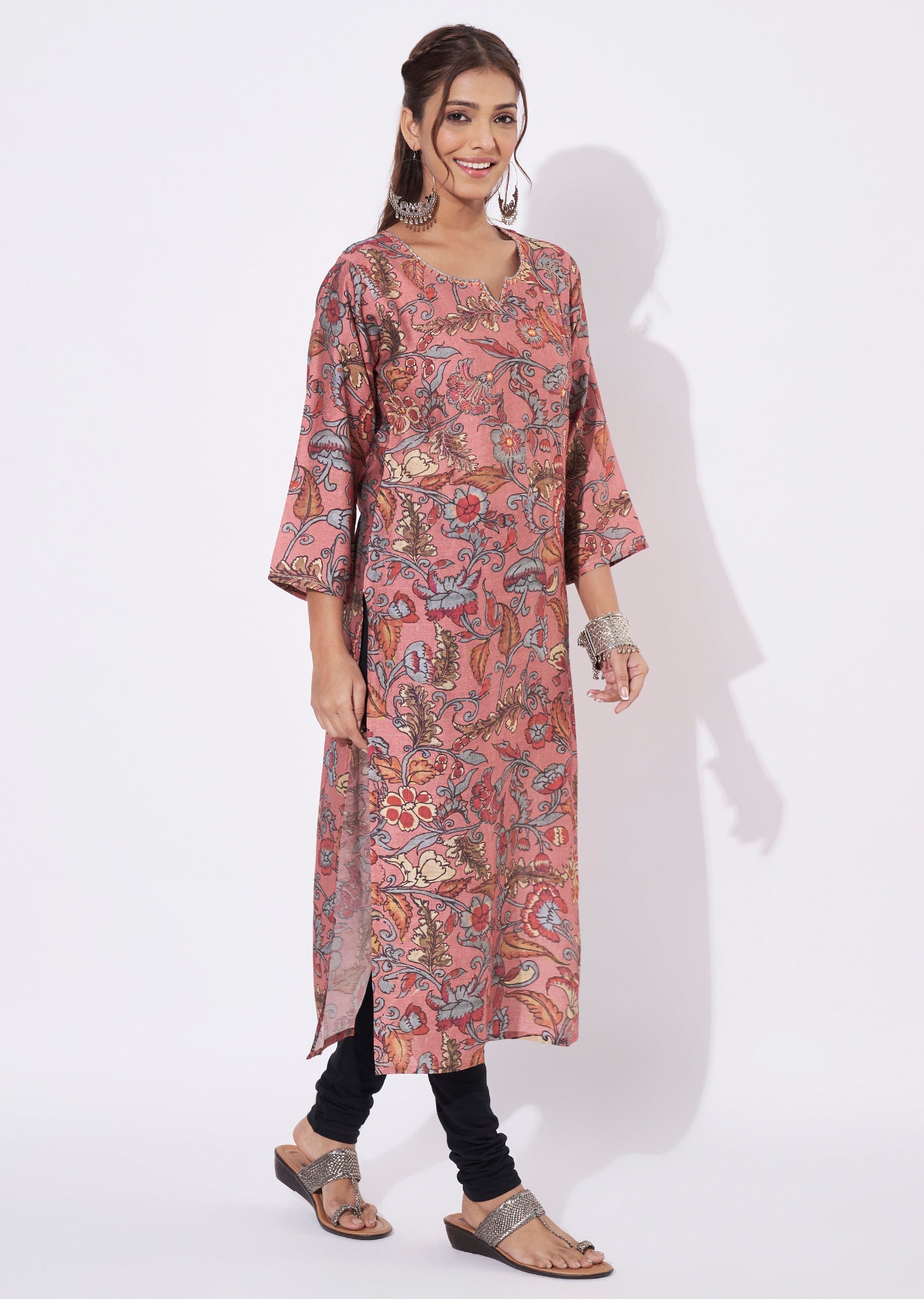 Dark Pink Gold Straight Cut