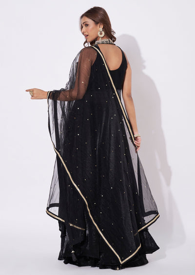 Black Anarkali Suit
