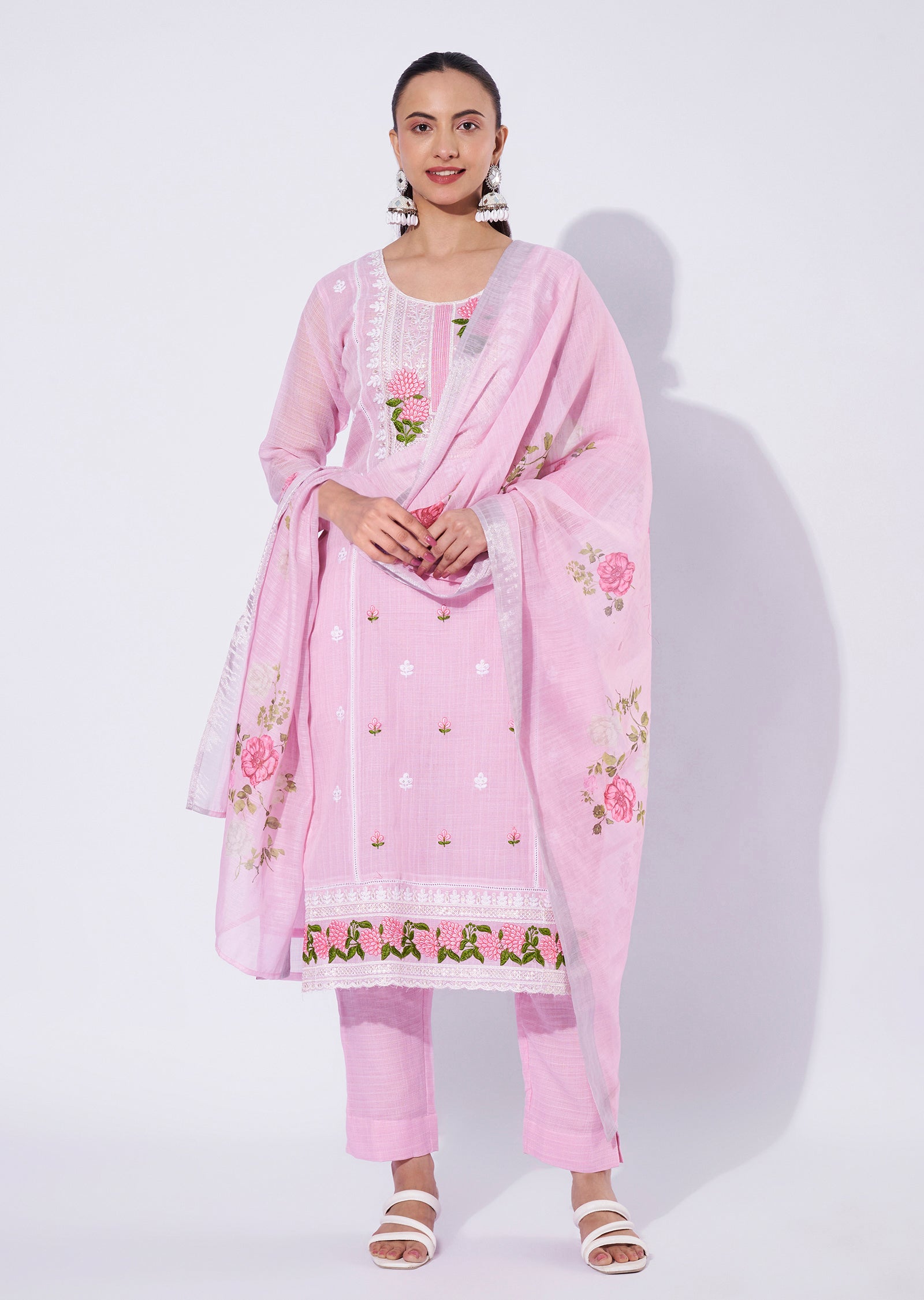Pink Kota Straight Cut Suit