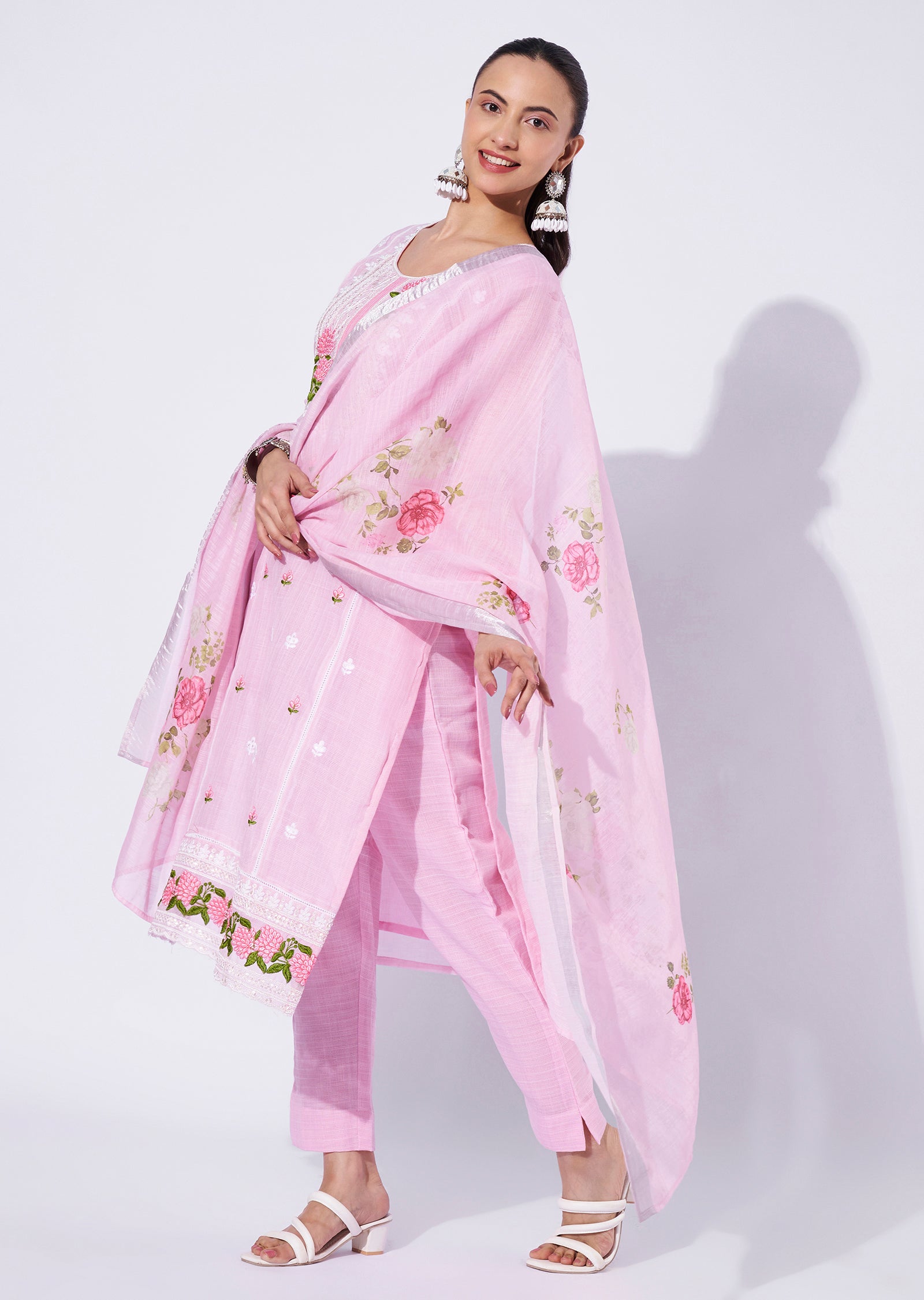 Pink Kota Straight Cut Suit