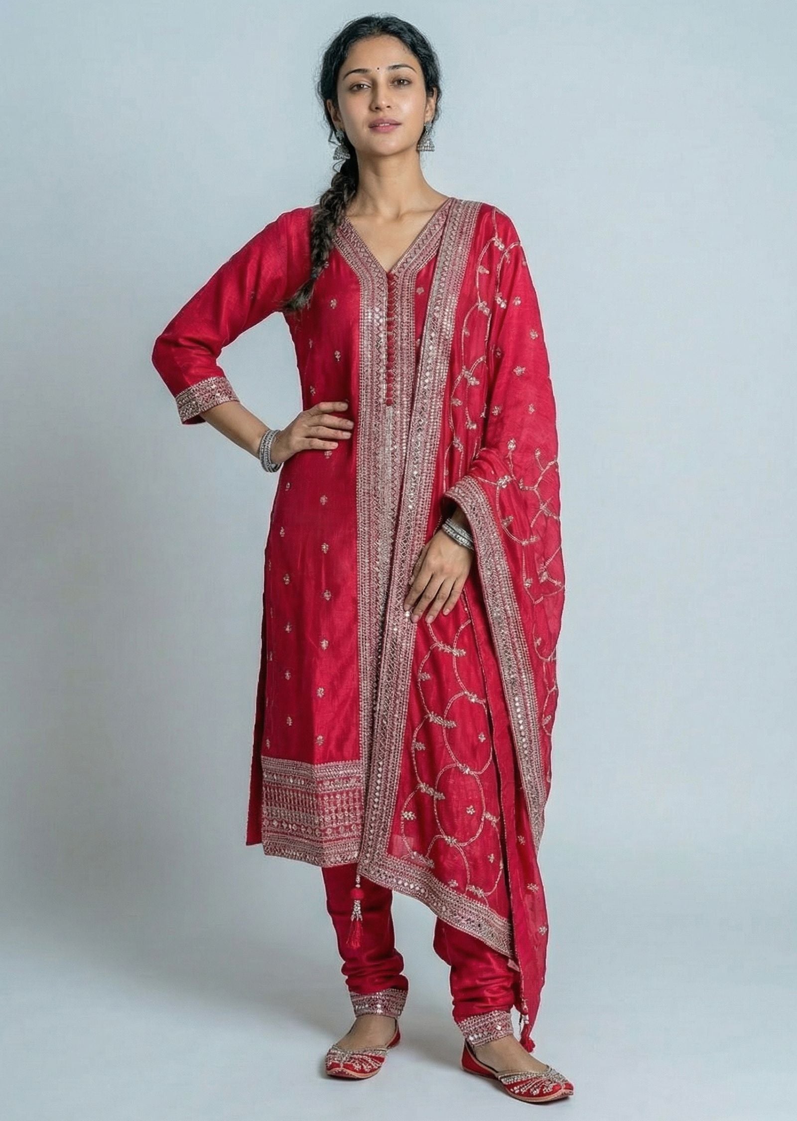 Rani Pink Straight Cut Suit