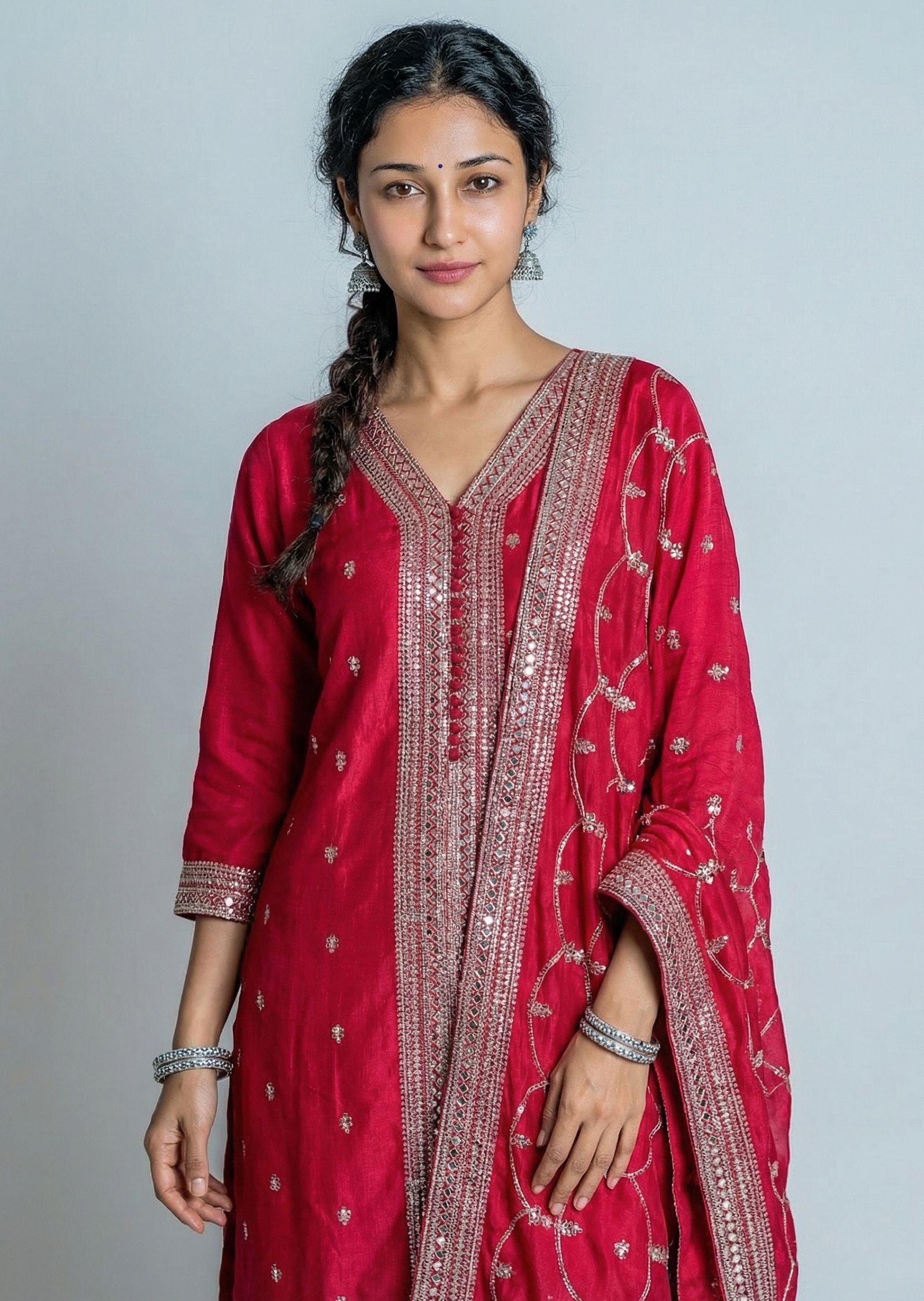 Rani Pink Straight Cut Suit