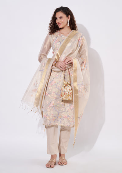 Gold Kota Straight cut Suit