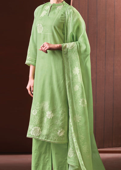 Green Kota Straight cut Suit