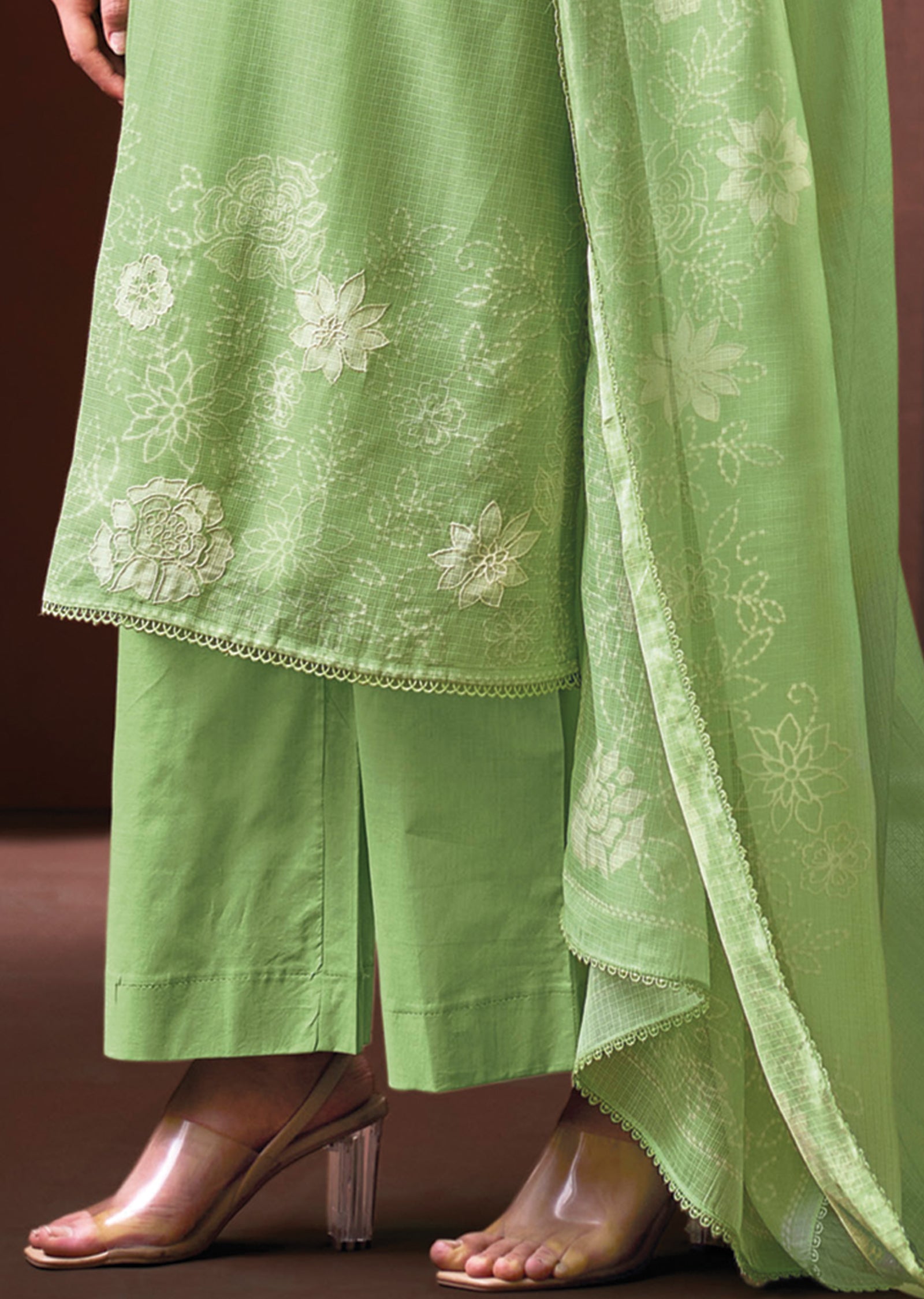 Green Kota Straight cut Suit