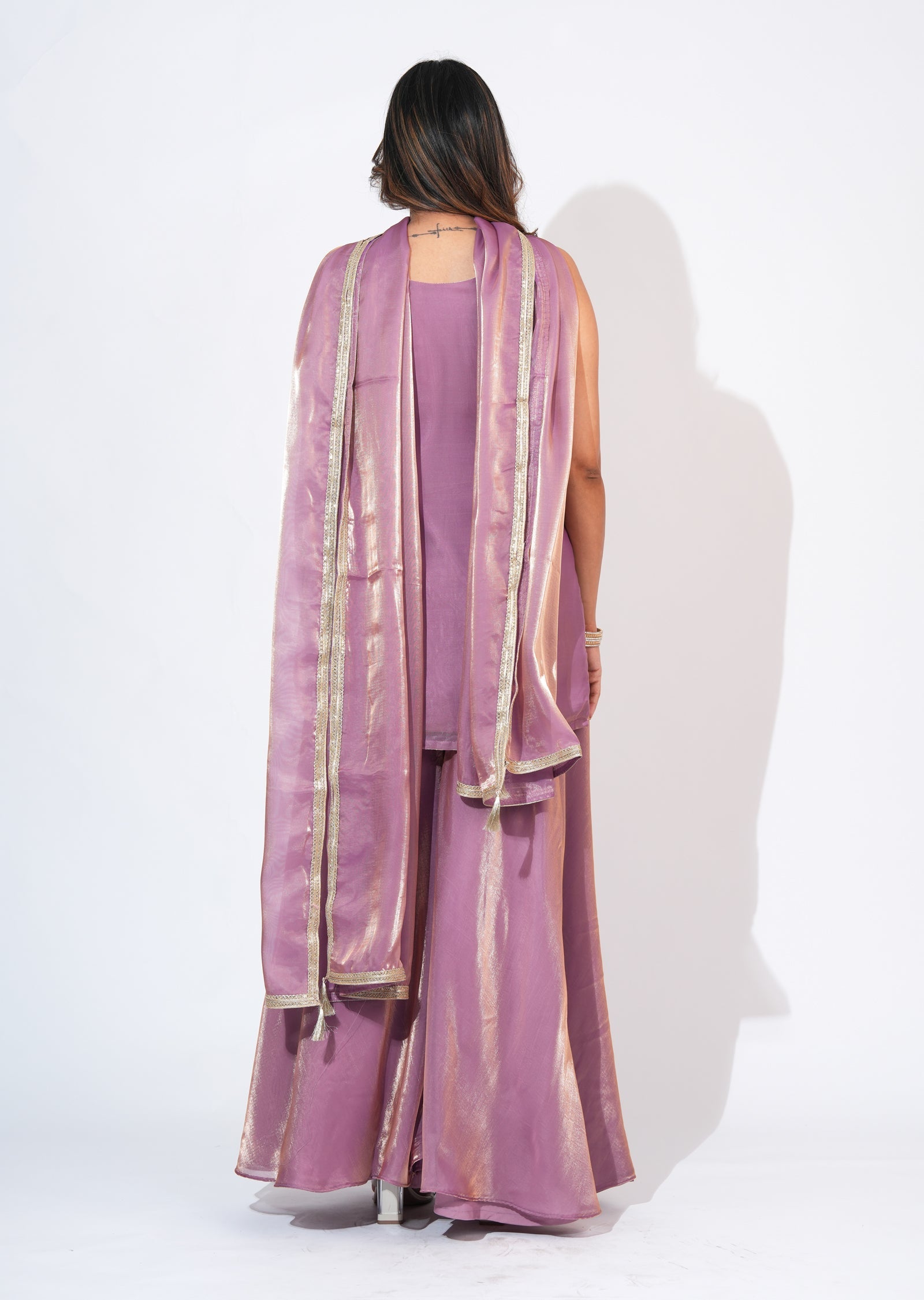 Lavender Sharara Set
