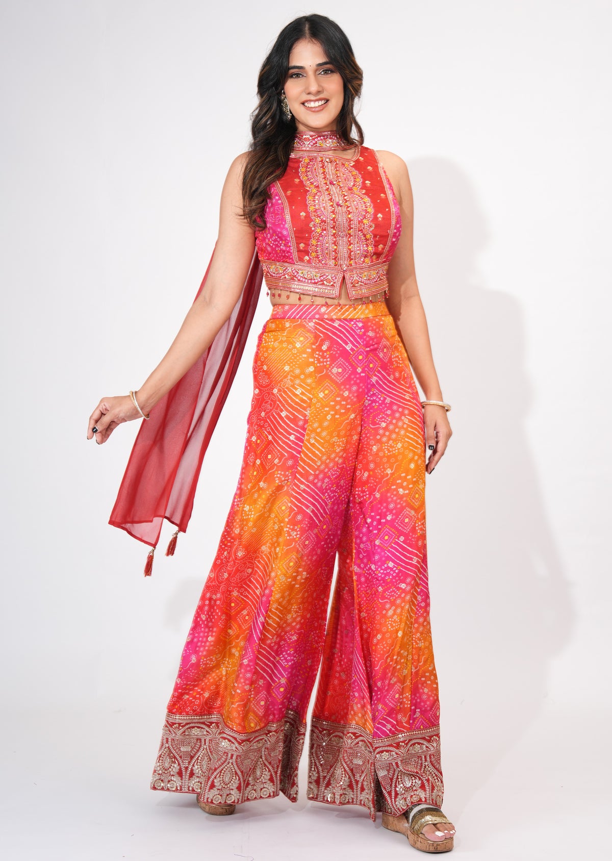 Red Silk Indowesten Set
