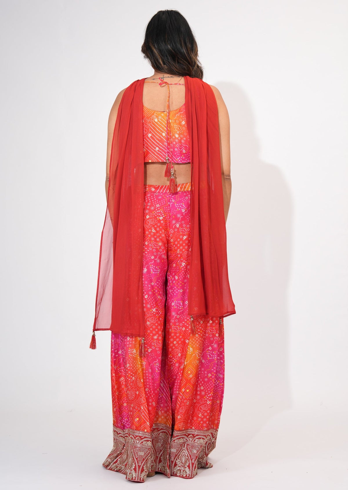 Red Silk Indowesten Set