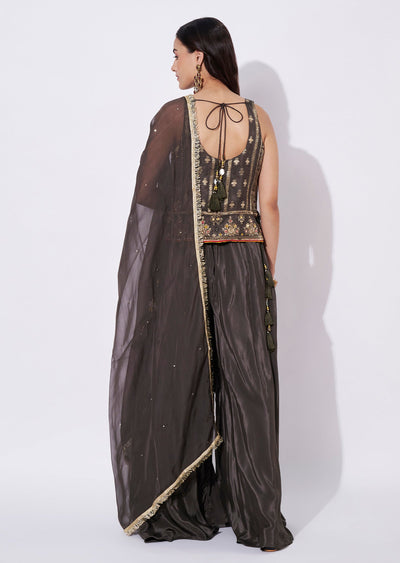 Mouse Silk Sharara Set