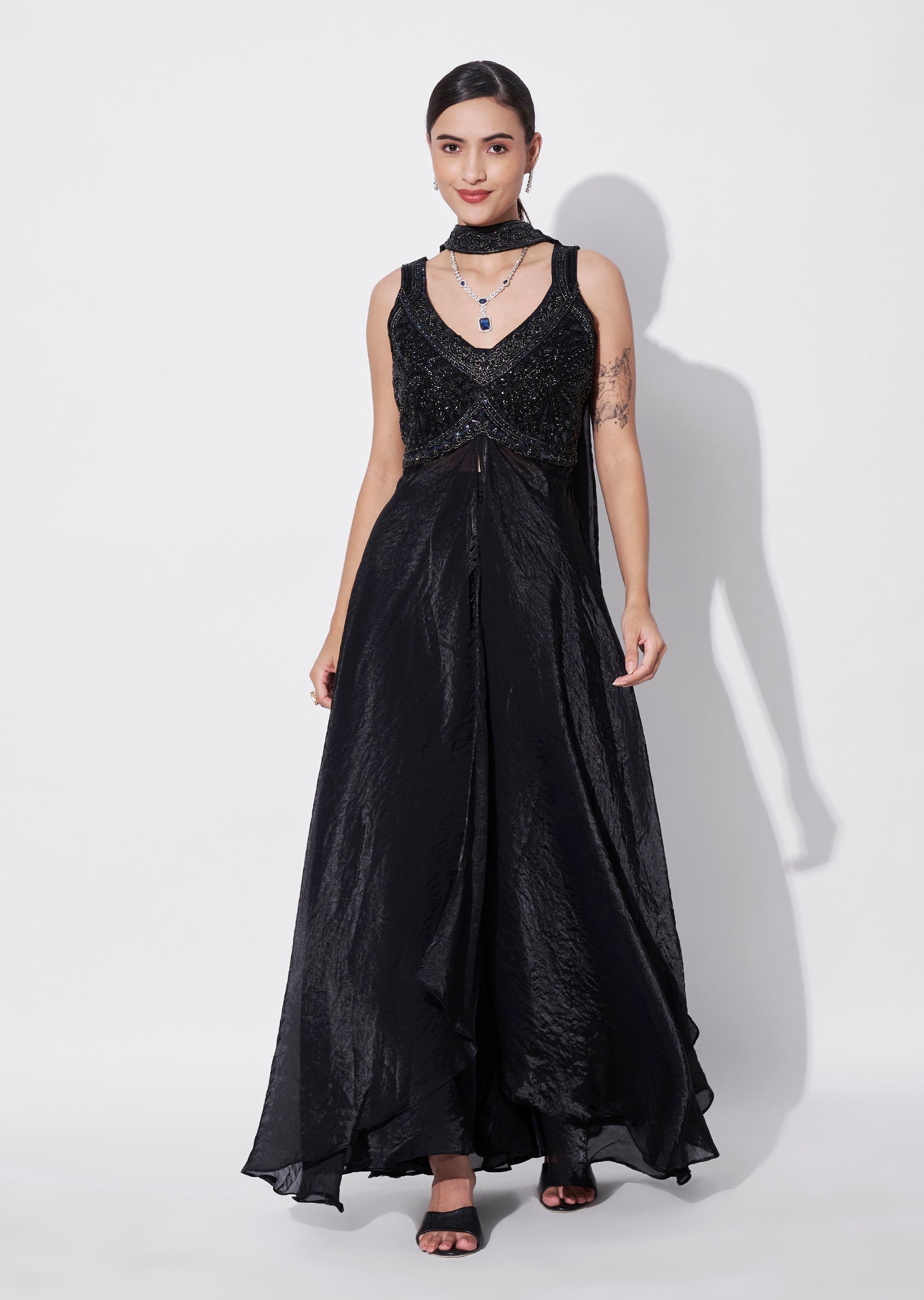 Black Anarkali Suit