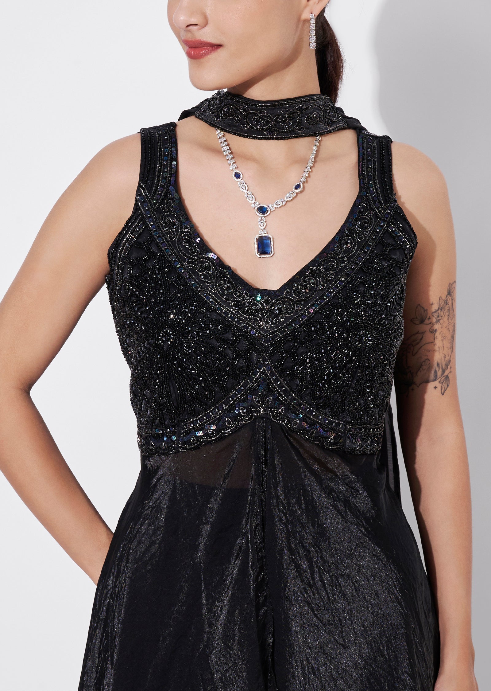 Black Anarkali Suit