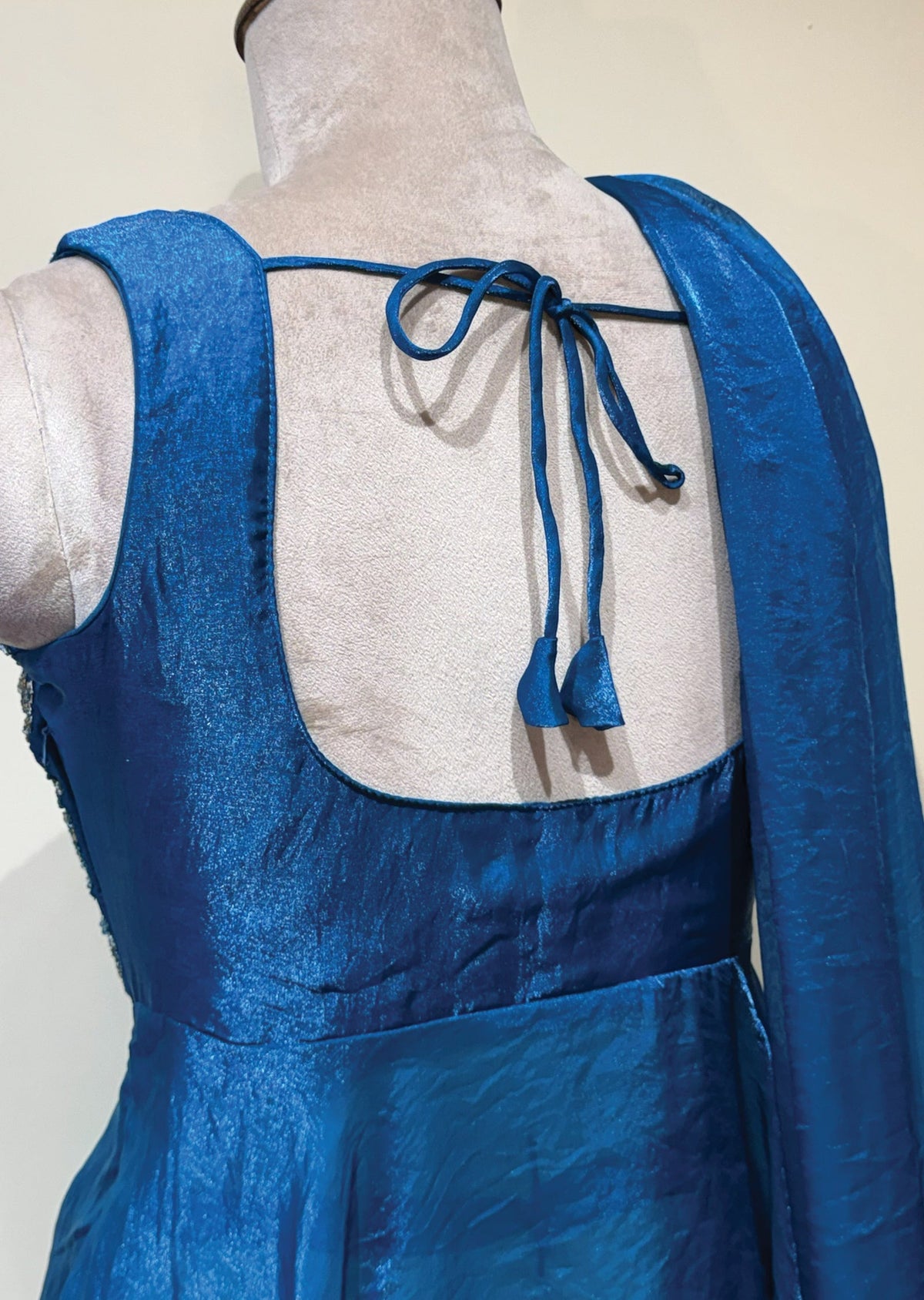 Teal Blue Sharara Set