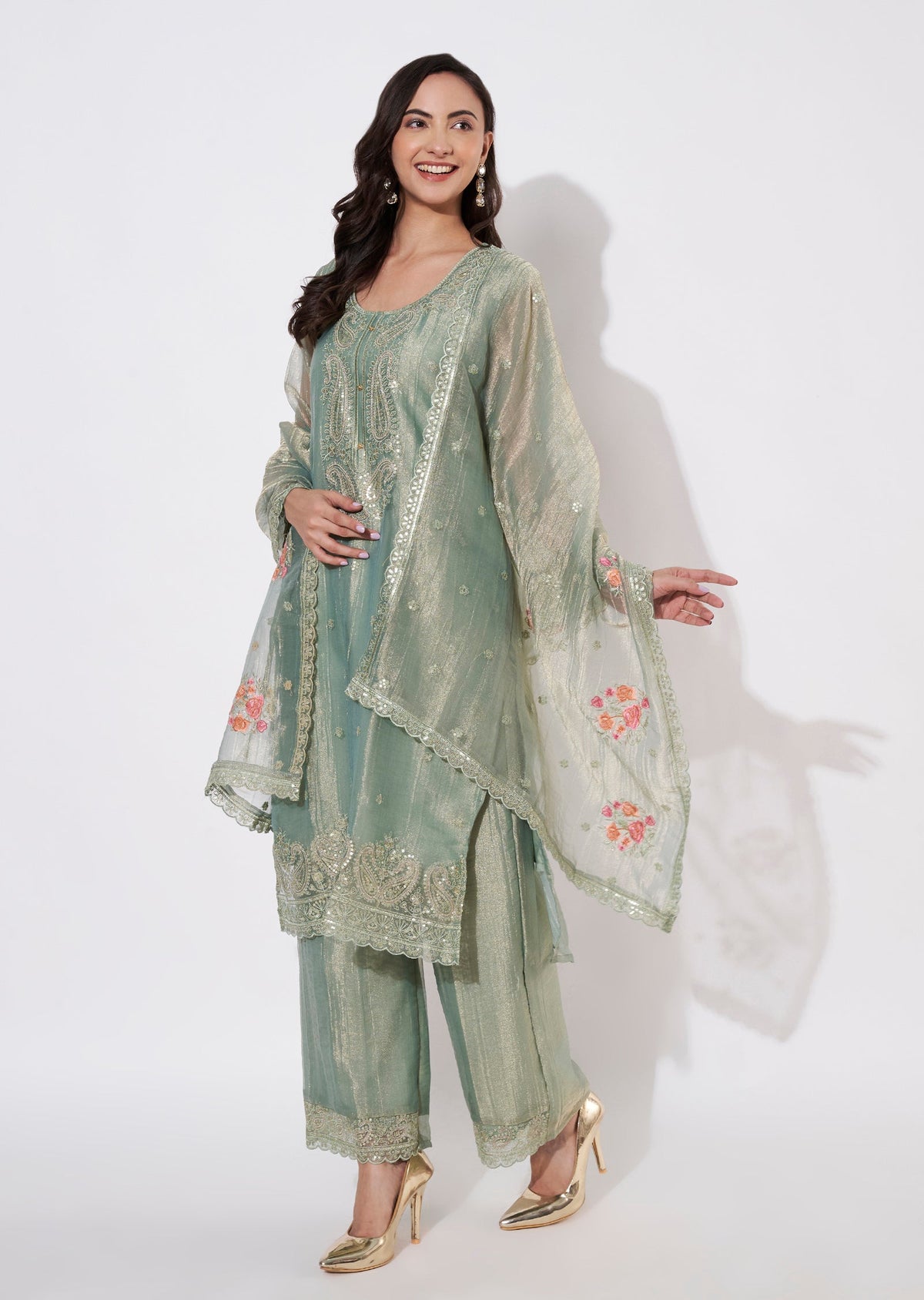 Dusty Green Salsa Straight cut suit