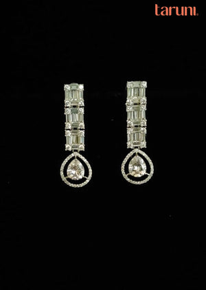 Silver Brass Earring