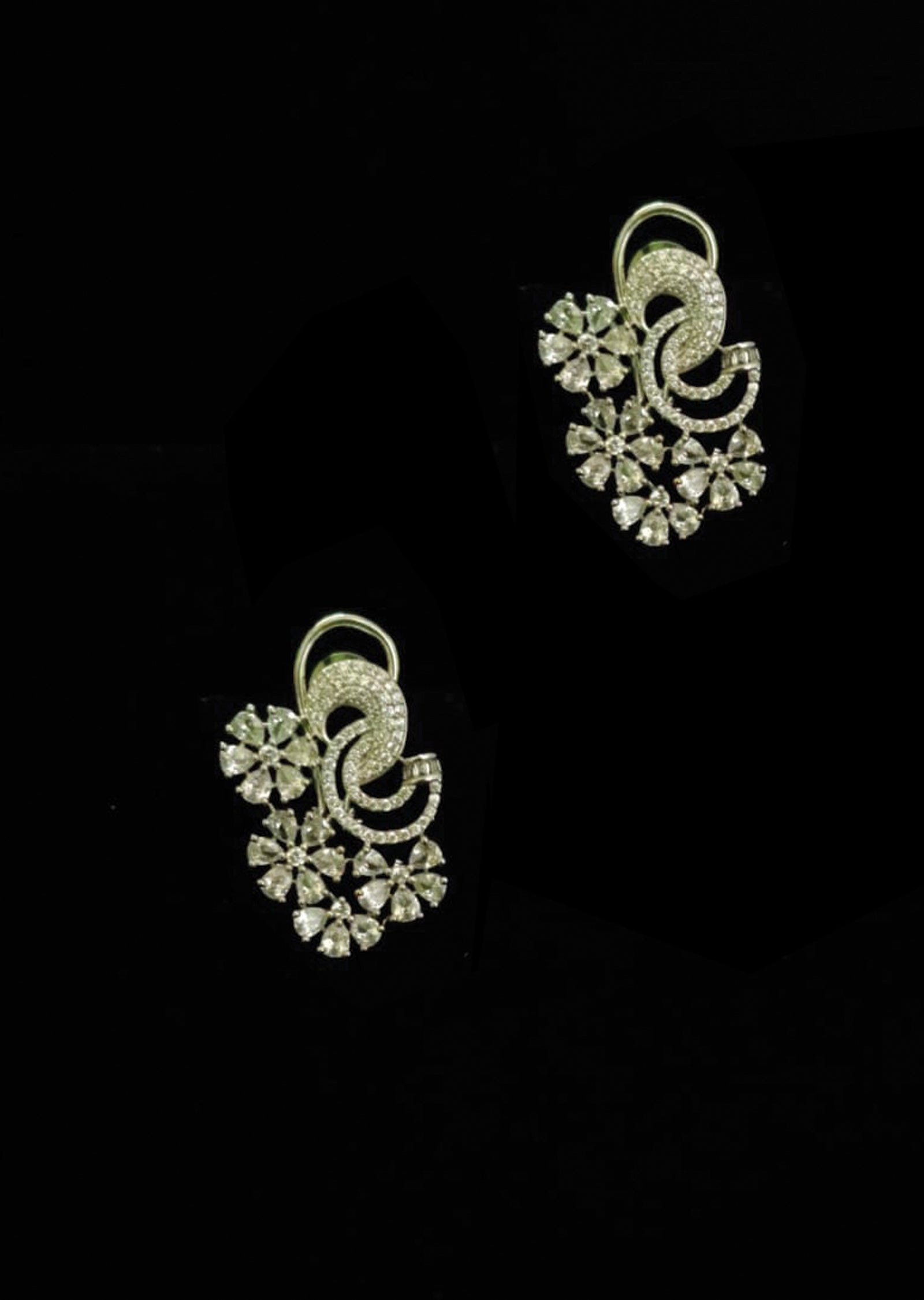 Silver Brass Earring