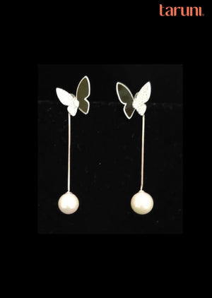 Silver Brass Earring