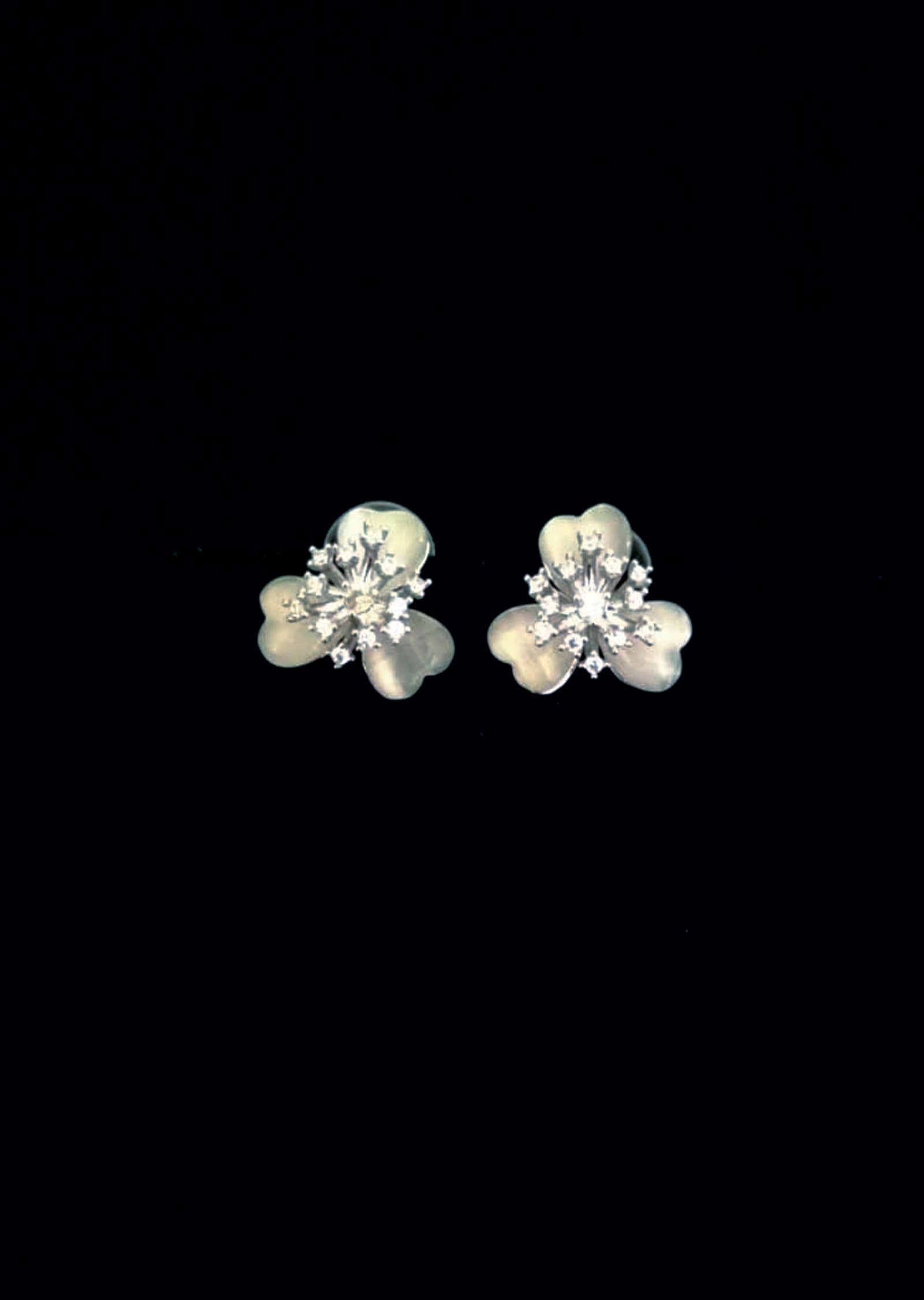 Silver Brass Earring