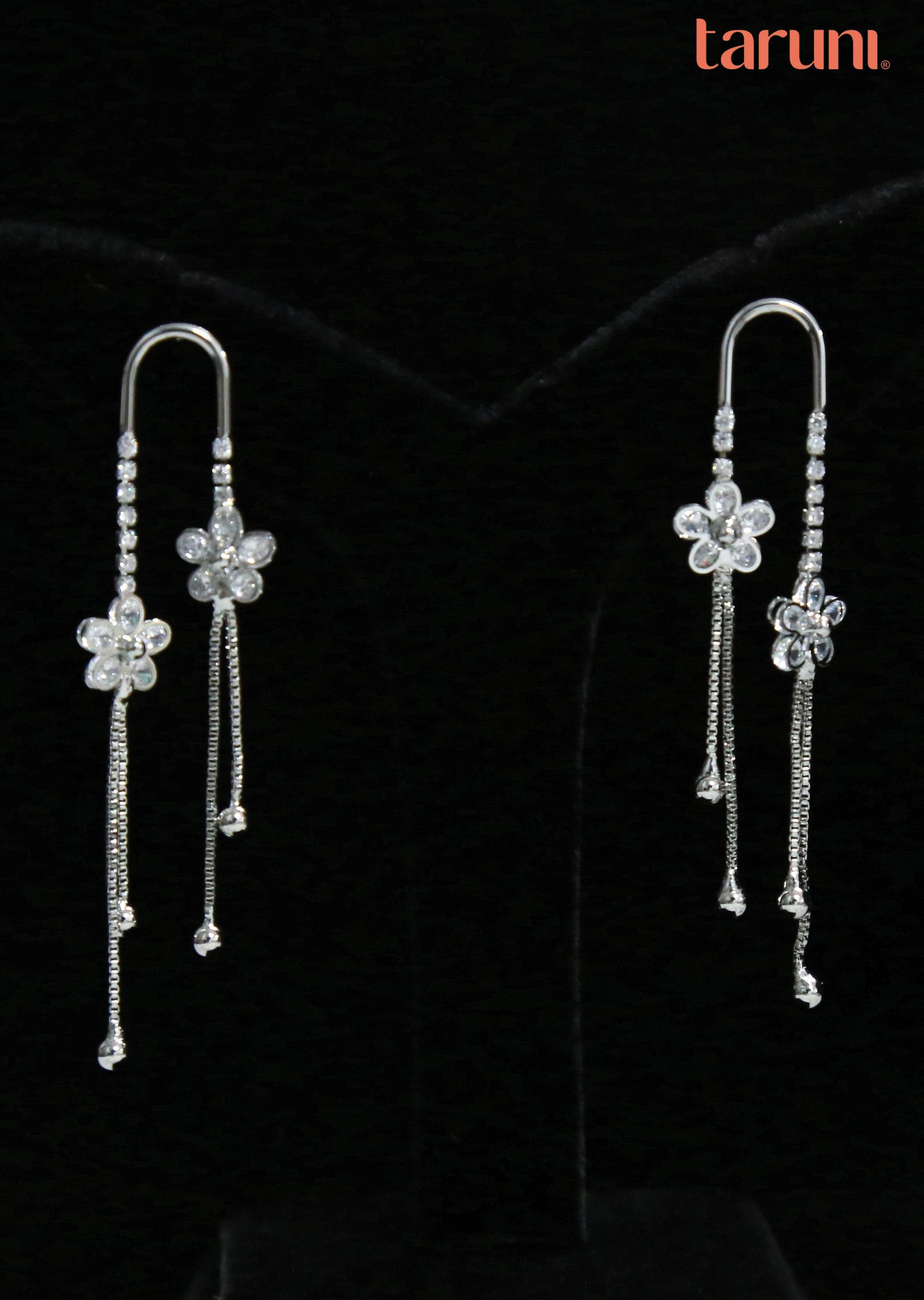 Silver Brass Earring