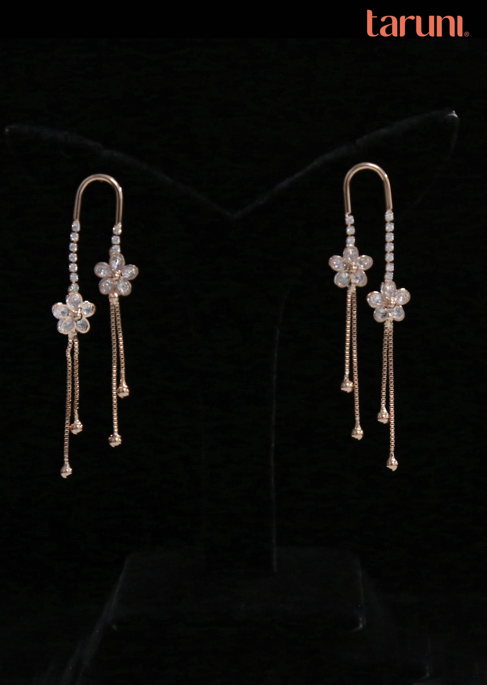 Rose gold Brass Earring