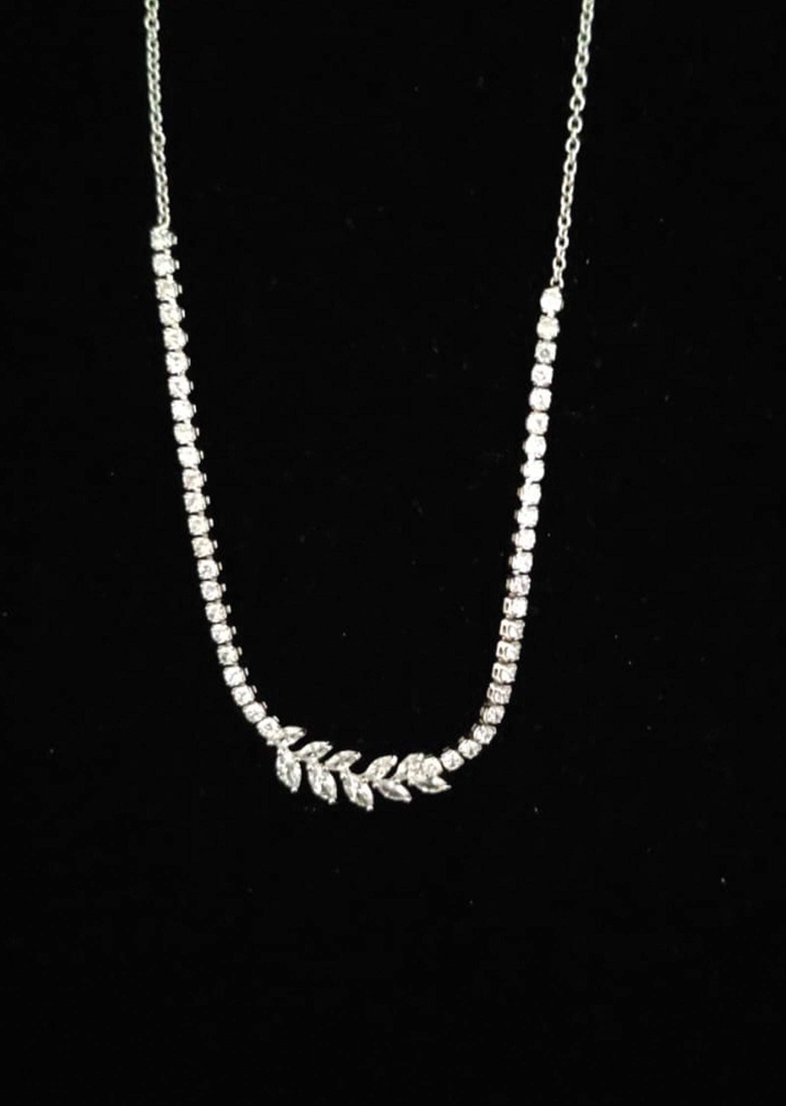 Silver Brass Ethnic Chain