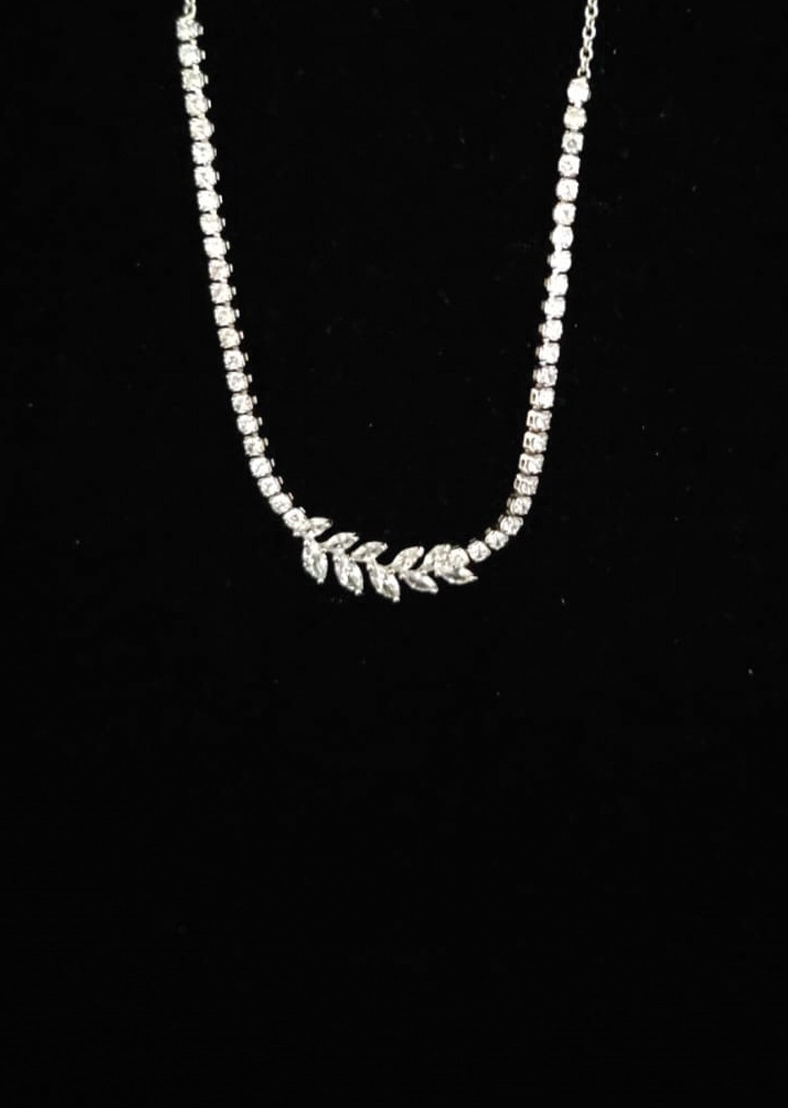 Silver Brass Ethnic Chain